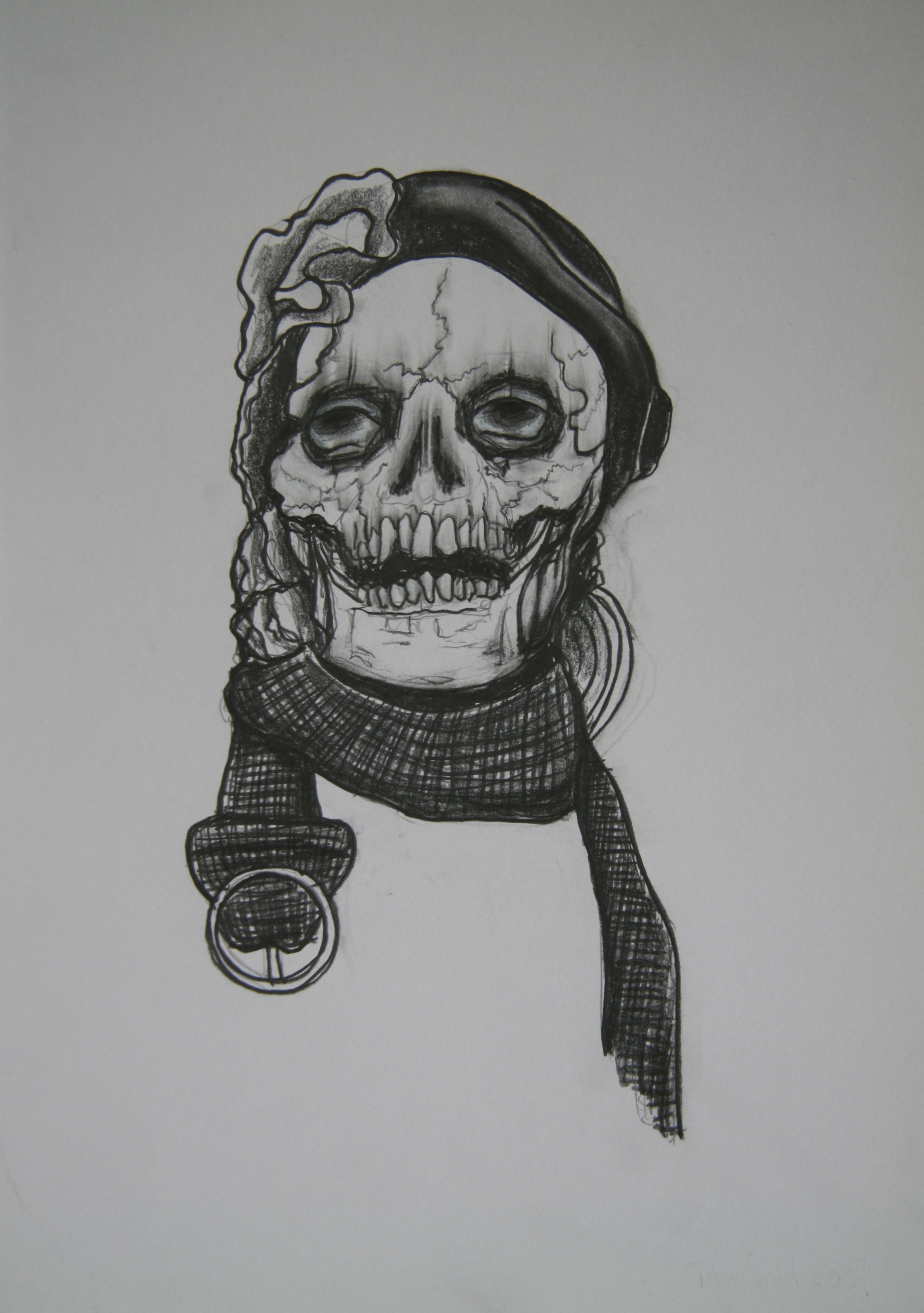 Skull 5, 30x21cm, pencil on paper