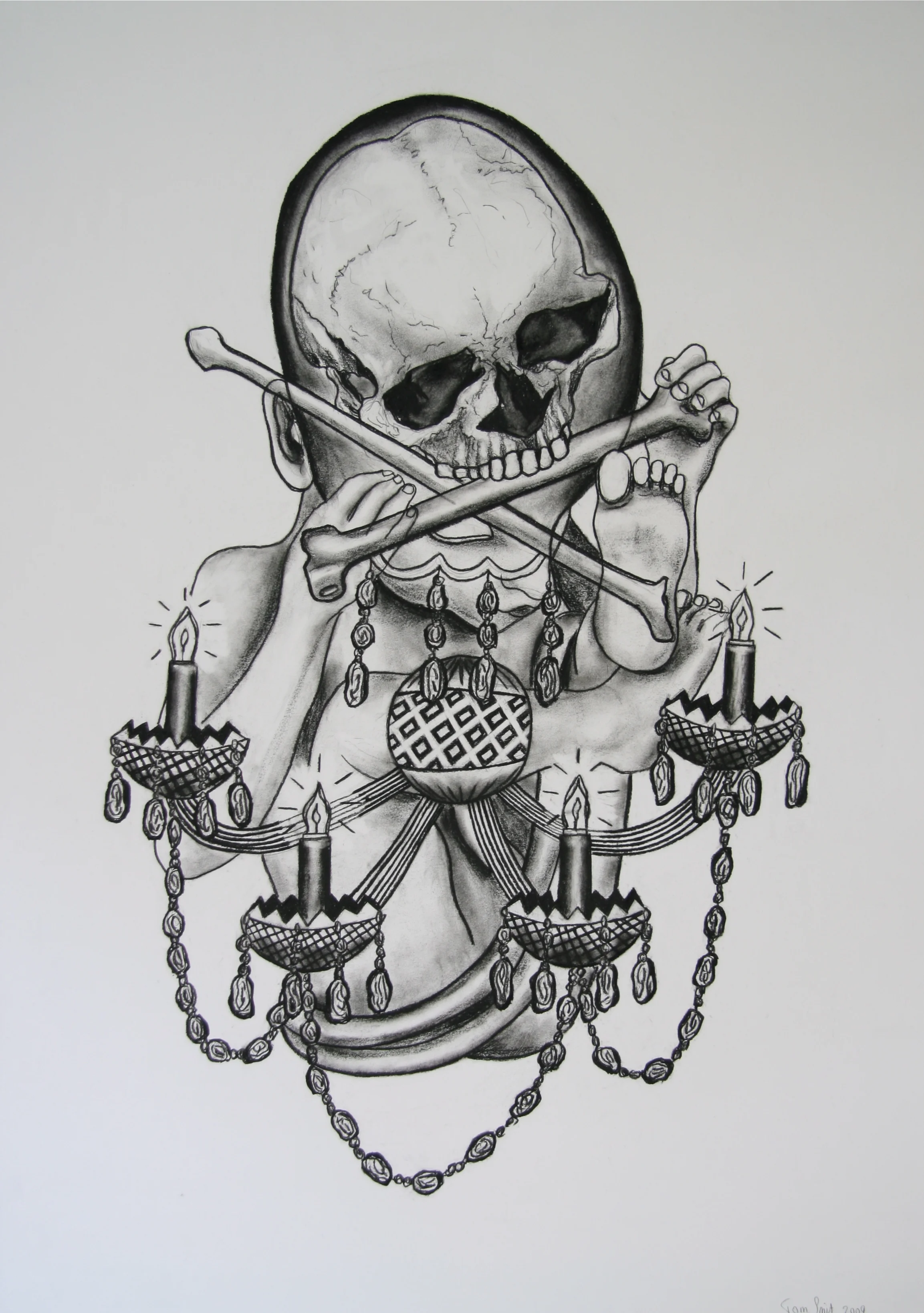 1. 2009 no title, 100x70cm conte on paper .jpg