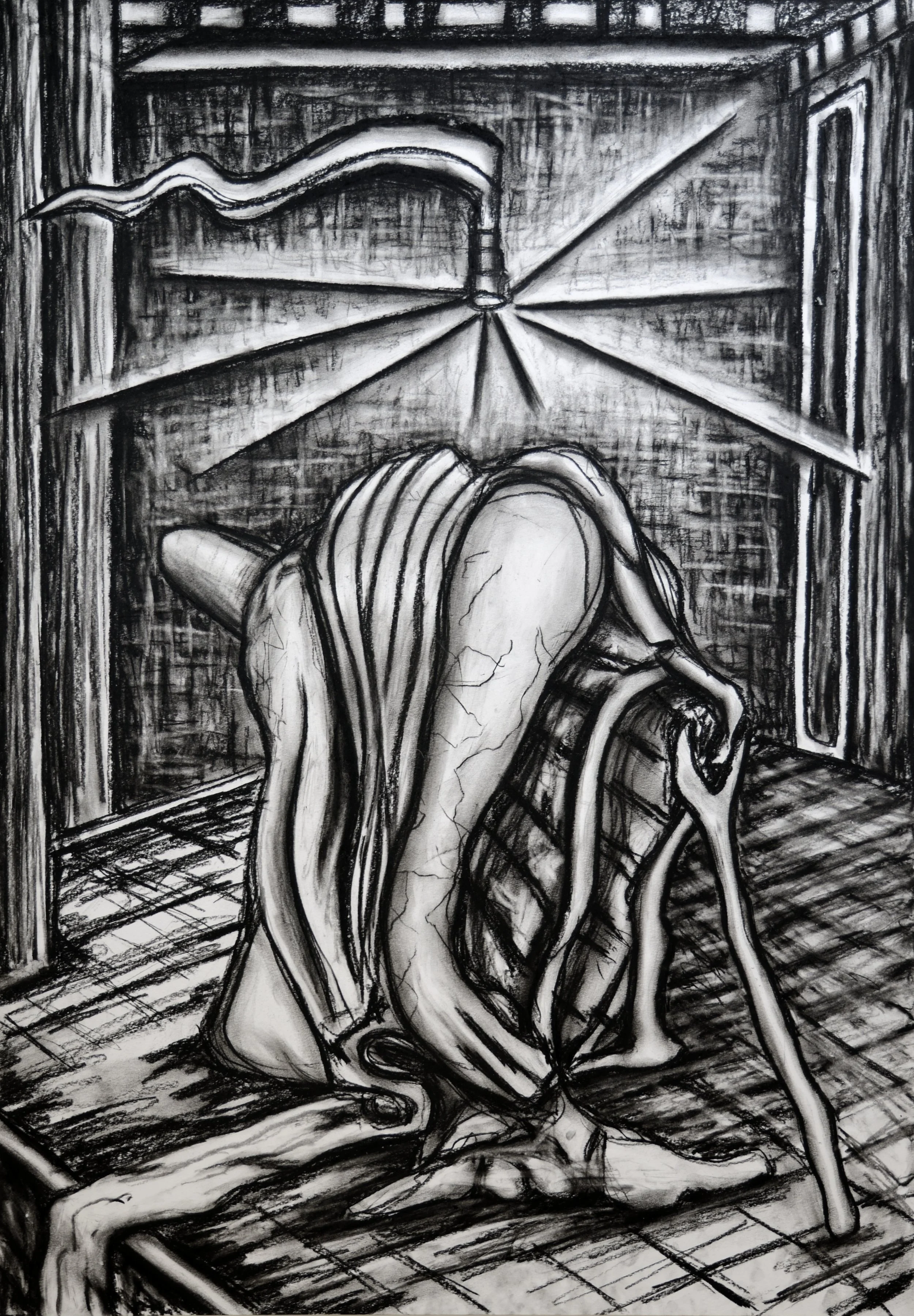 2. 2014 MD15, 100x70cm, conte on paper .JPG