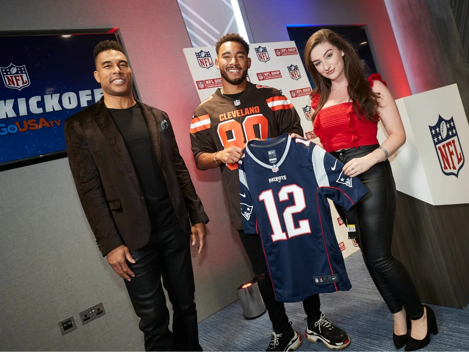 Amber Doig-Thorne and Kate Ovens Help Launch the New NFL Season