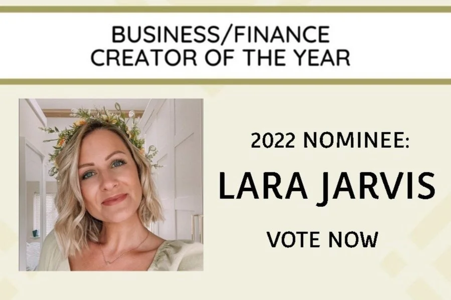 Lara Jarvis Nominated for Blogosphere 2022 Awards