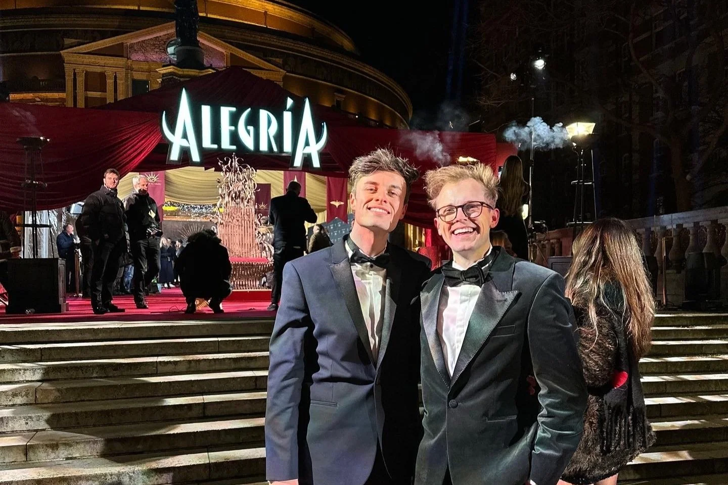 The Sharper team attend the European Premiere of Cirque Du Soleil's Alegria!