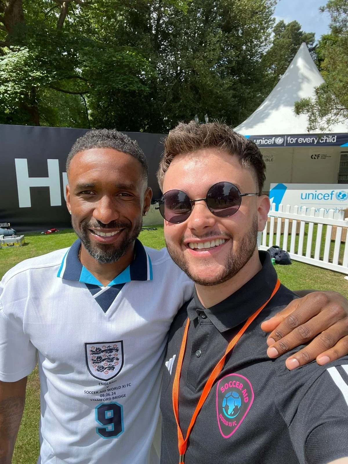 SOCCER AID 2024: Mikey Fc gets talking to Soccer Aid superstars!