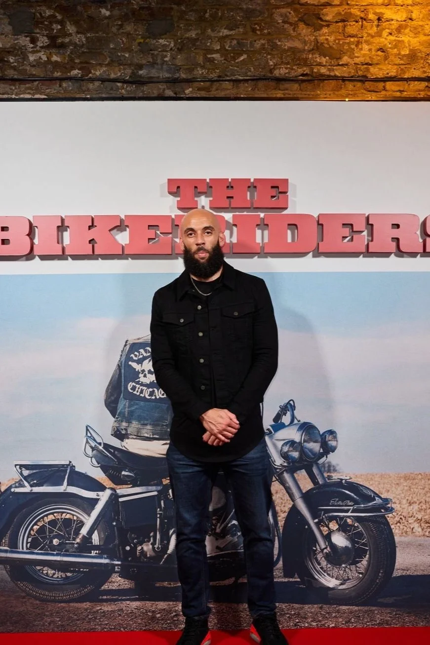 Aaron Dale at a special screening for 'The Bikeriders'