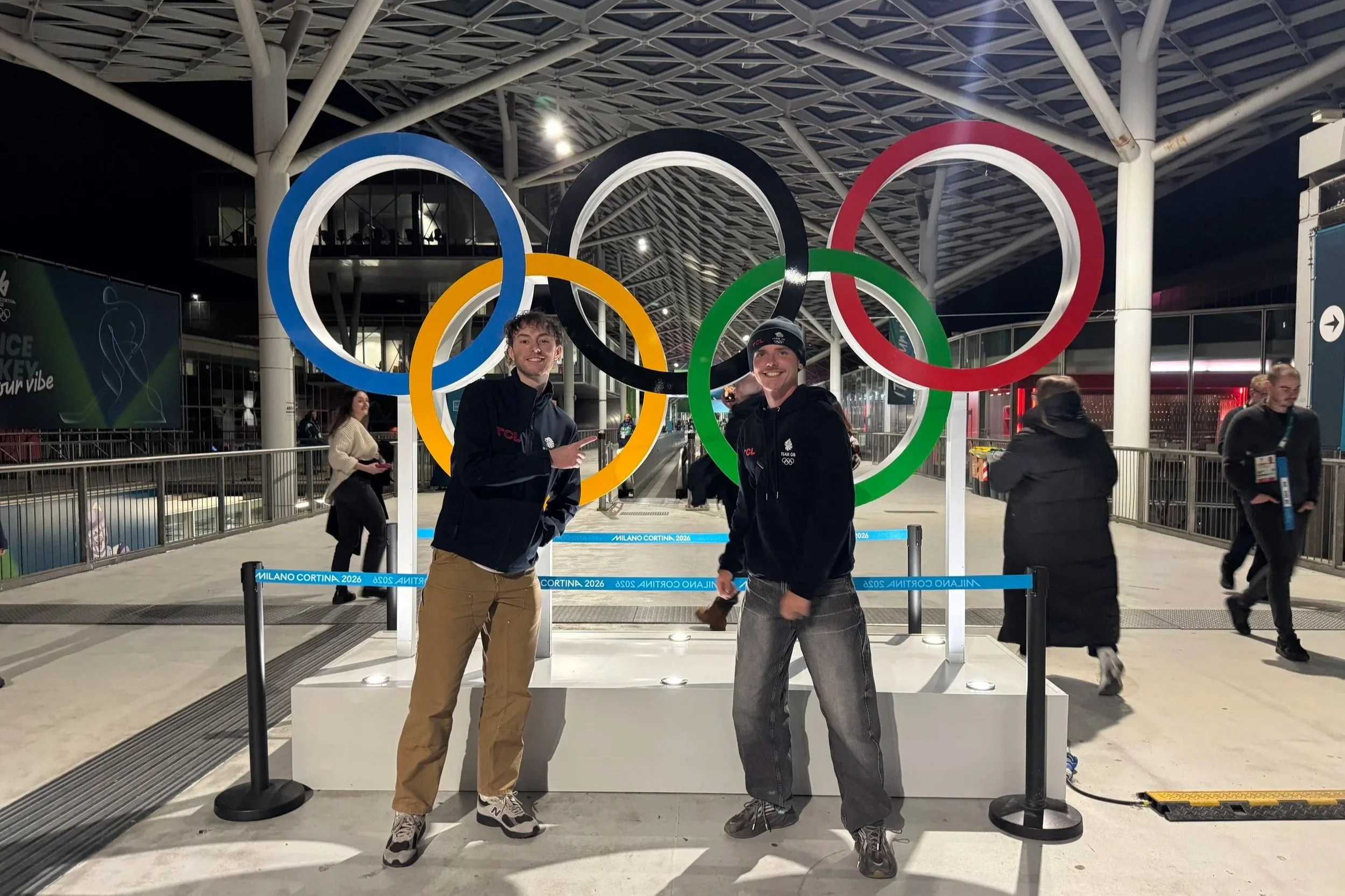 Joe and Adam attend the Winter Olympics in Milan!