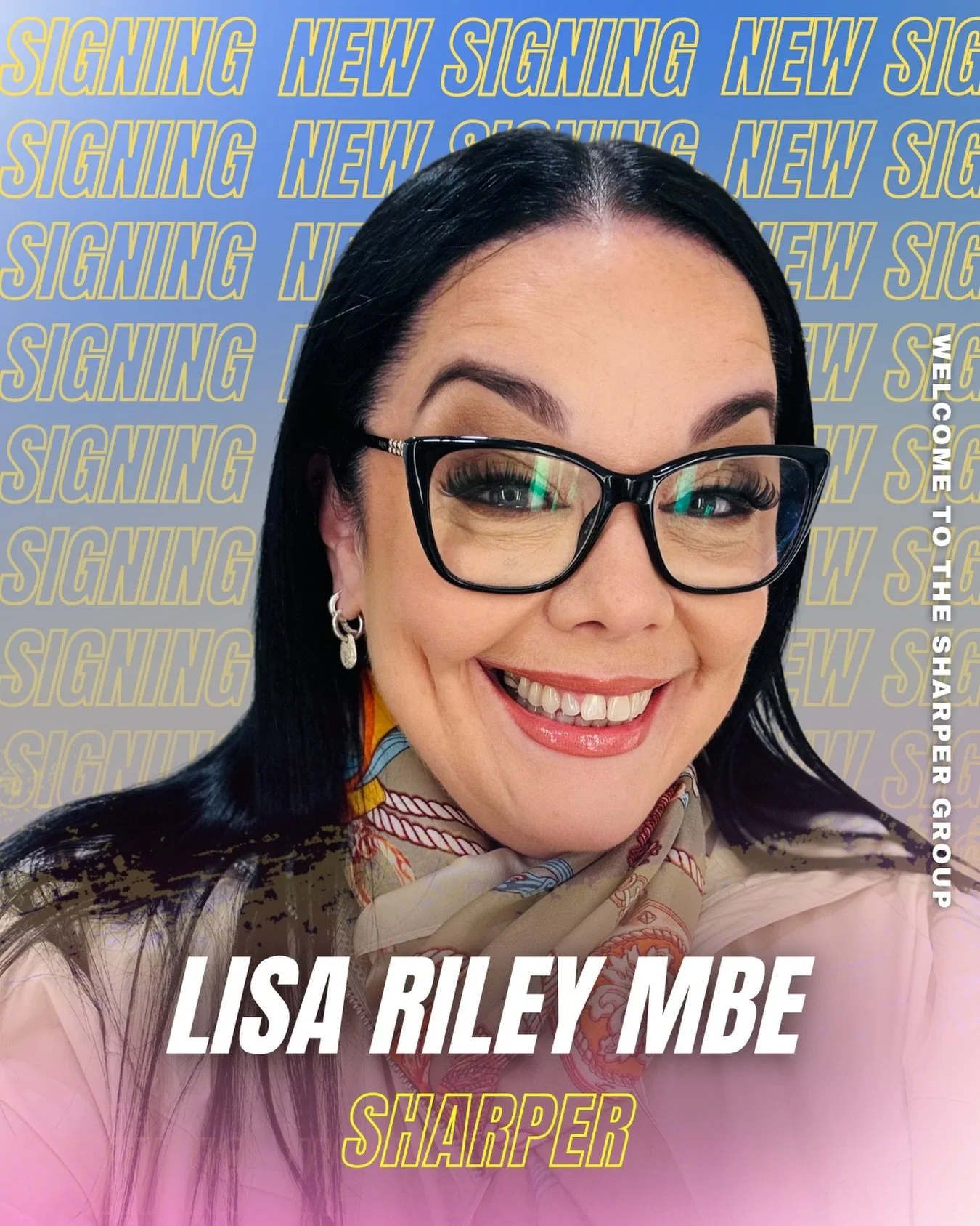 NEW SIGNING 🚨 A very excited and happy welcome to @lisajaneriley isten to

Actress, presenter and UK household name, Lisa Riley (MBE) is best known for her role as Mandy Dingle on ITV&rsquo;s Emmerdale.&nbsp;
Lisa also recently won over everyone&rsq
