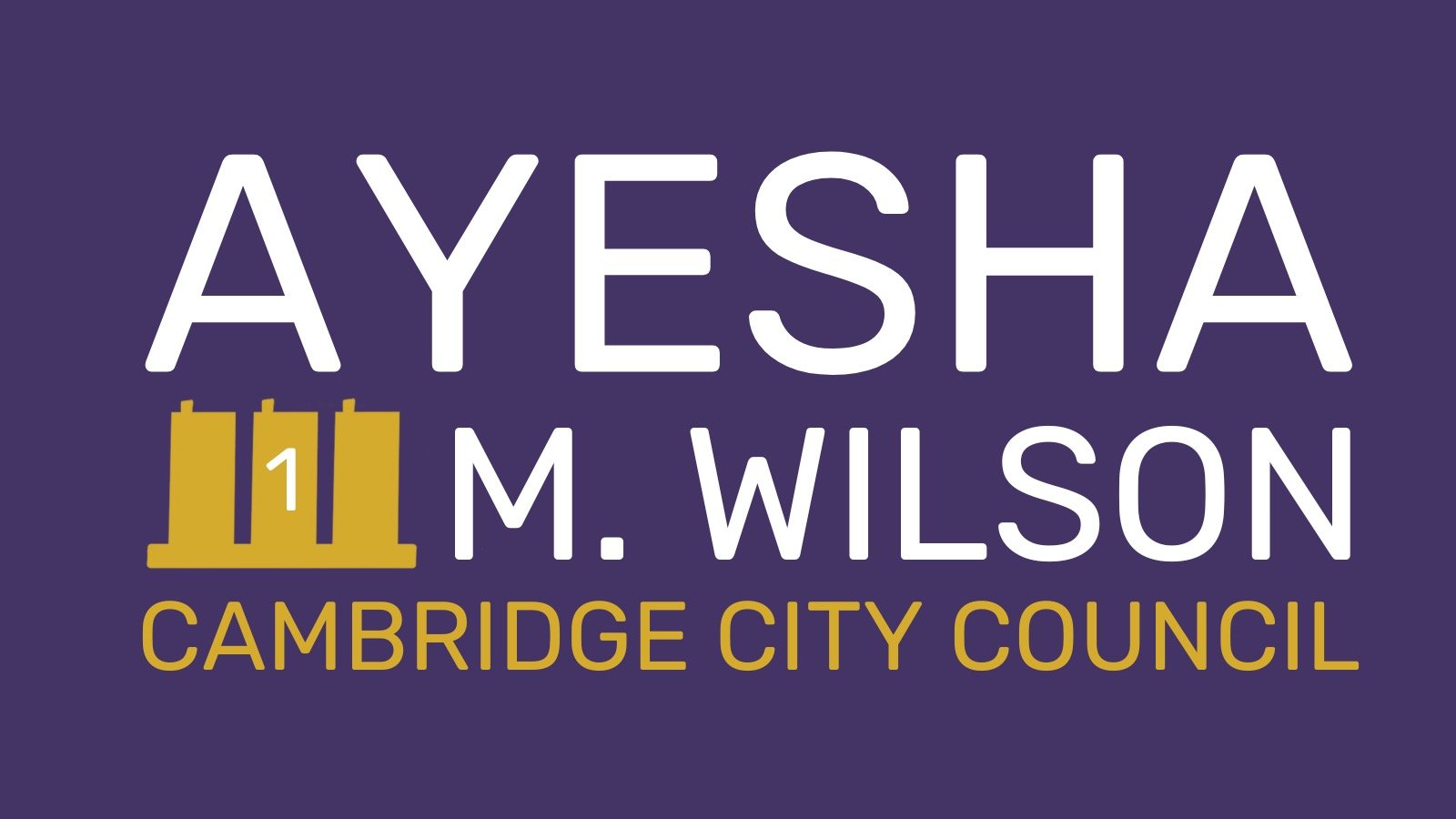 Ayesha Wilson, Candidate for Cambridge City Council on Vimeo