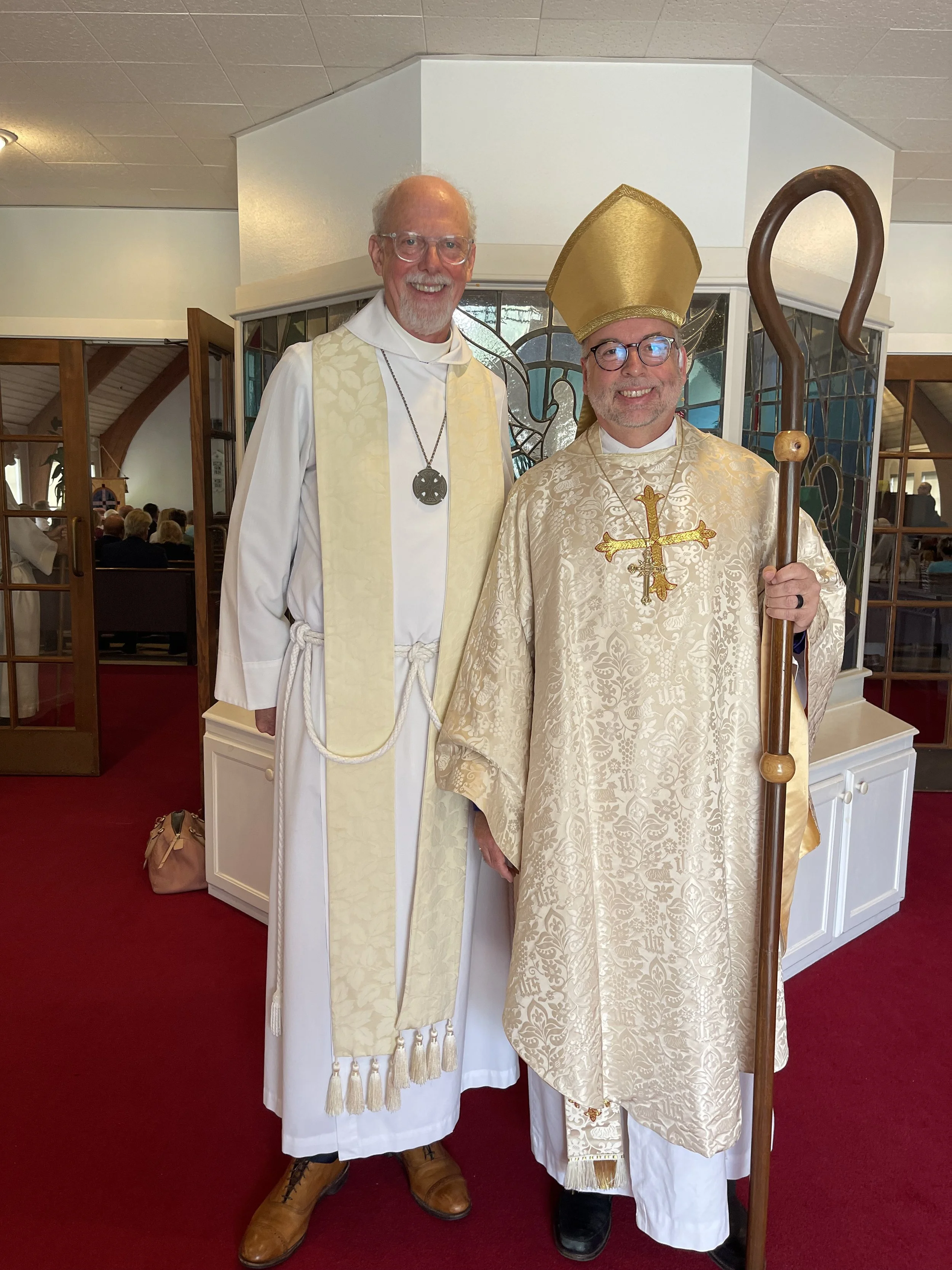 Fr. Jerald and Bishop Fisher Easter 2023