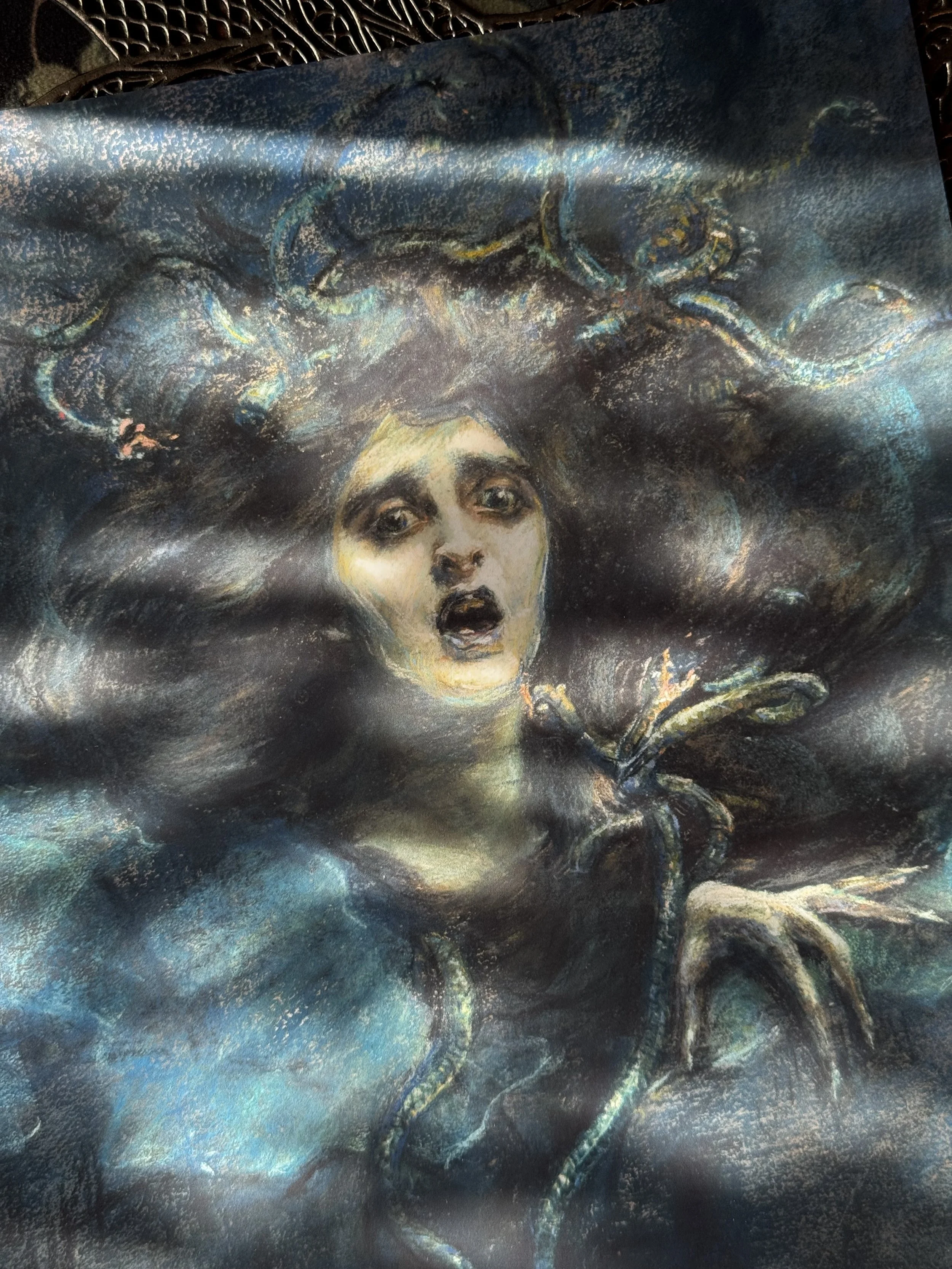 art print of Medusa by Alice Pike Barney