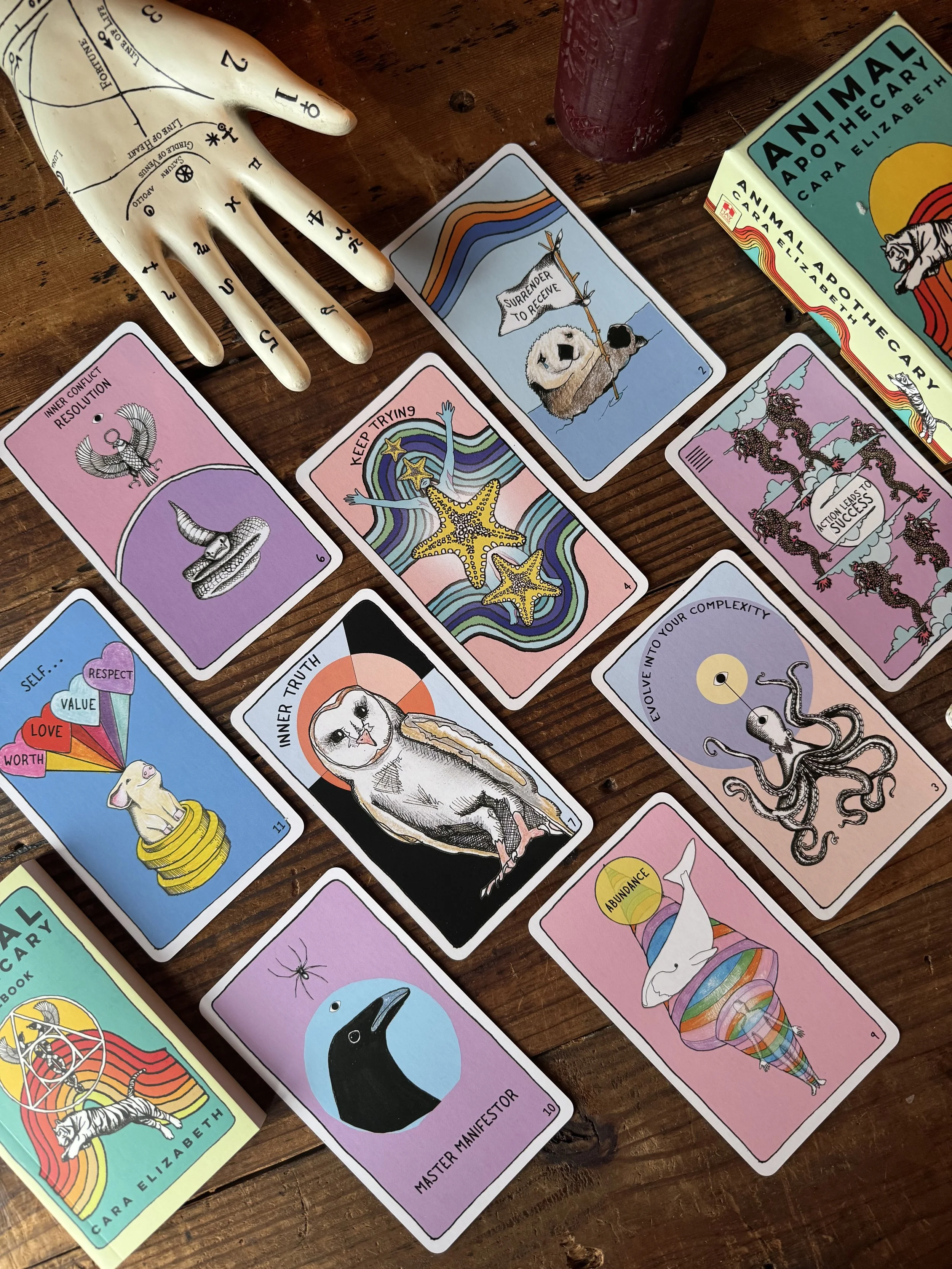 animal apothecary oracle deck by cara elizabeth