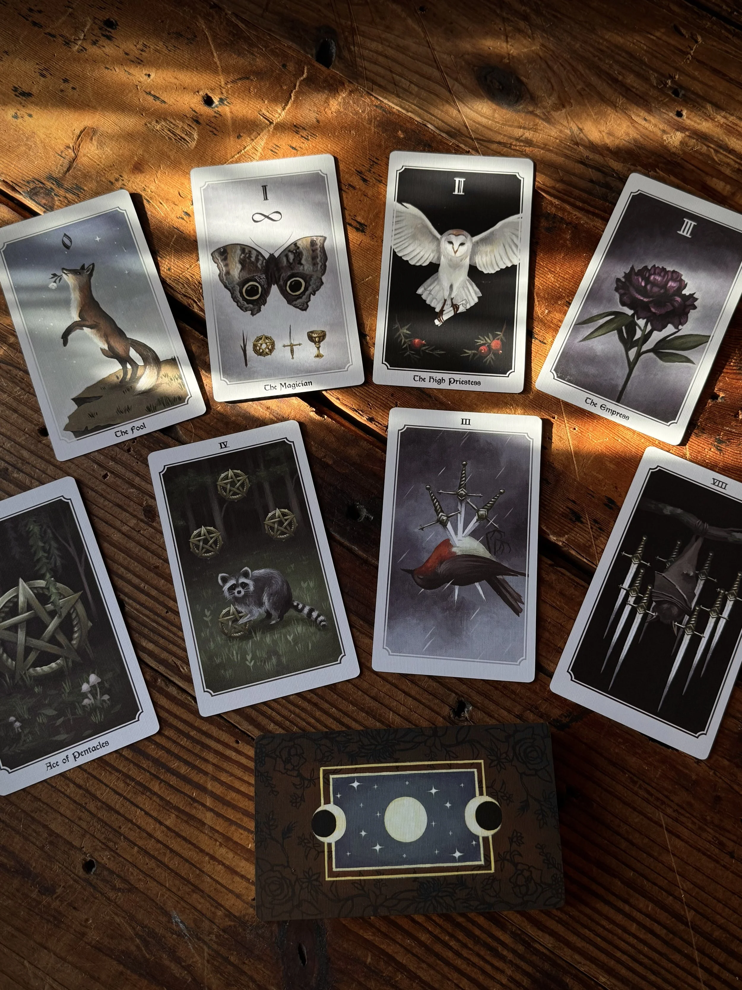 Anima Mundi tarot deck, inspired by the natural world