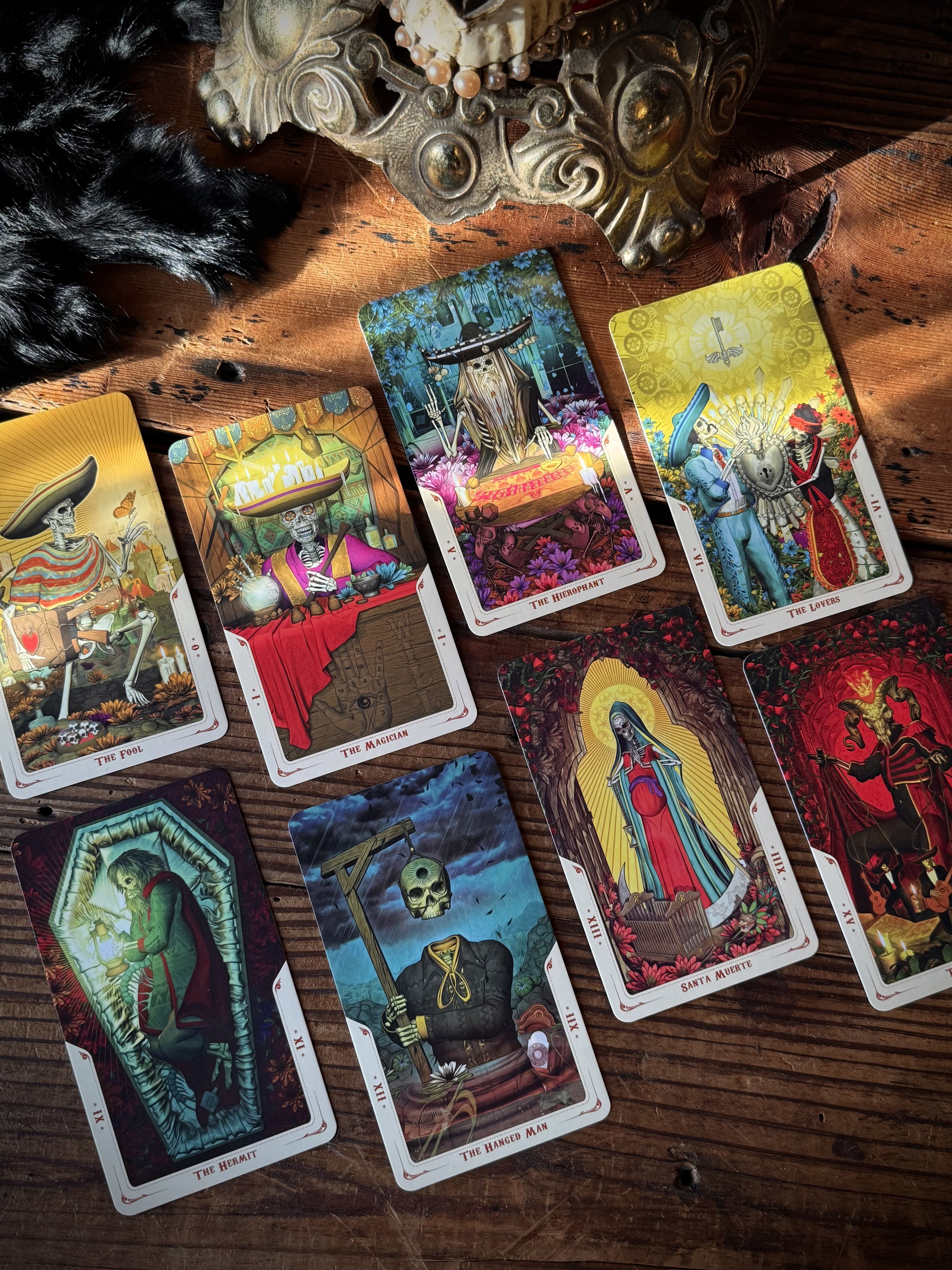 santa muerte tarot deck