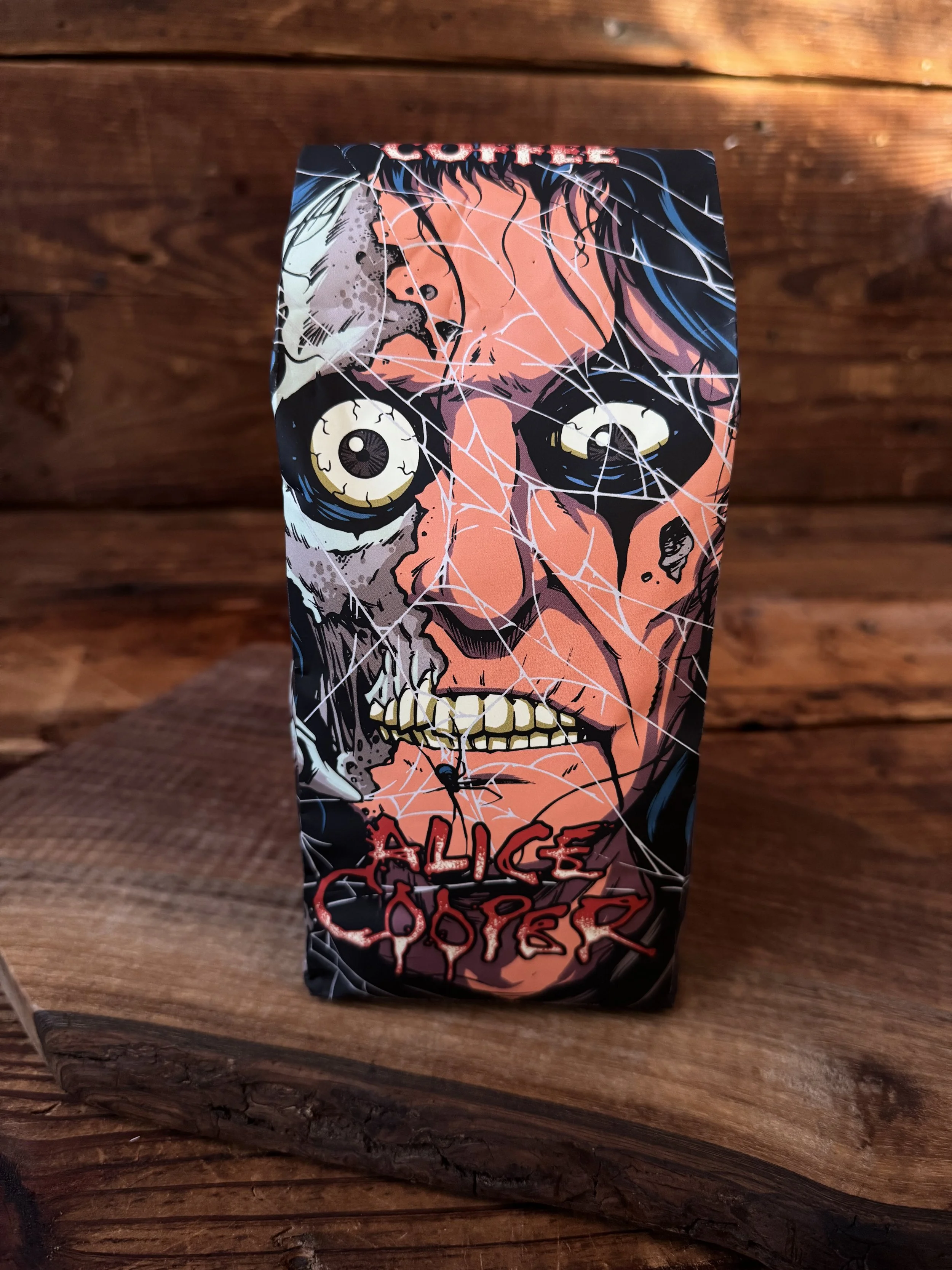 catfight coffee: alice cooper and vampira
