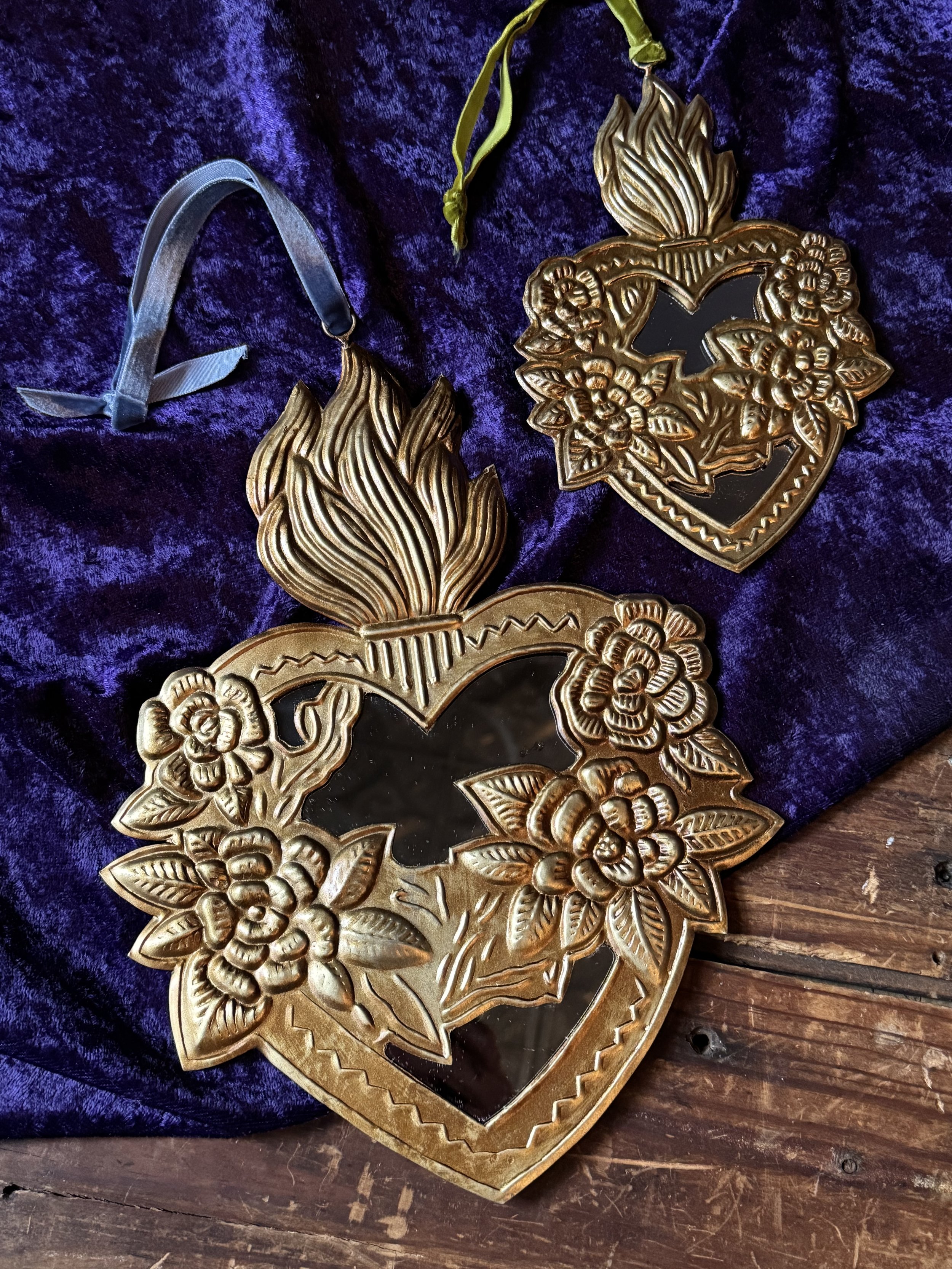 Gold Sacred Heart Mirrors