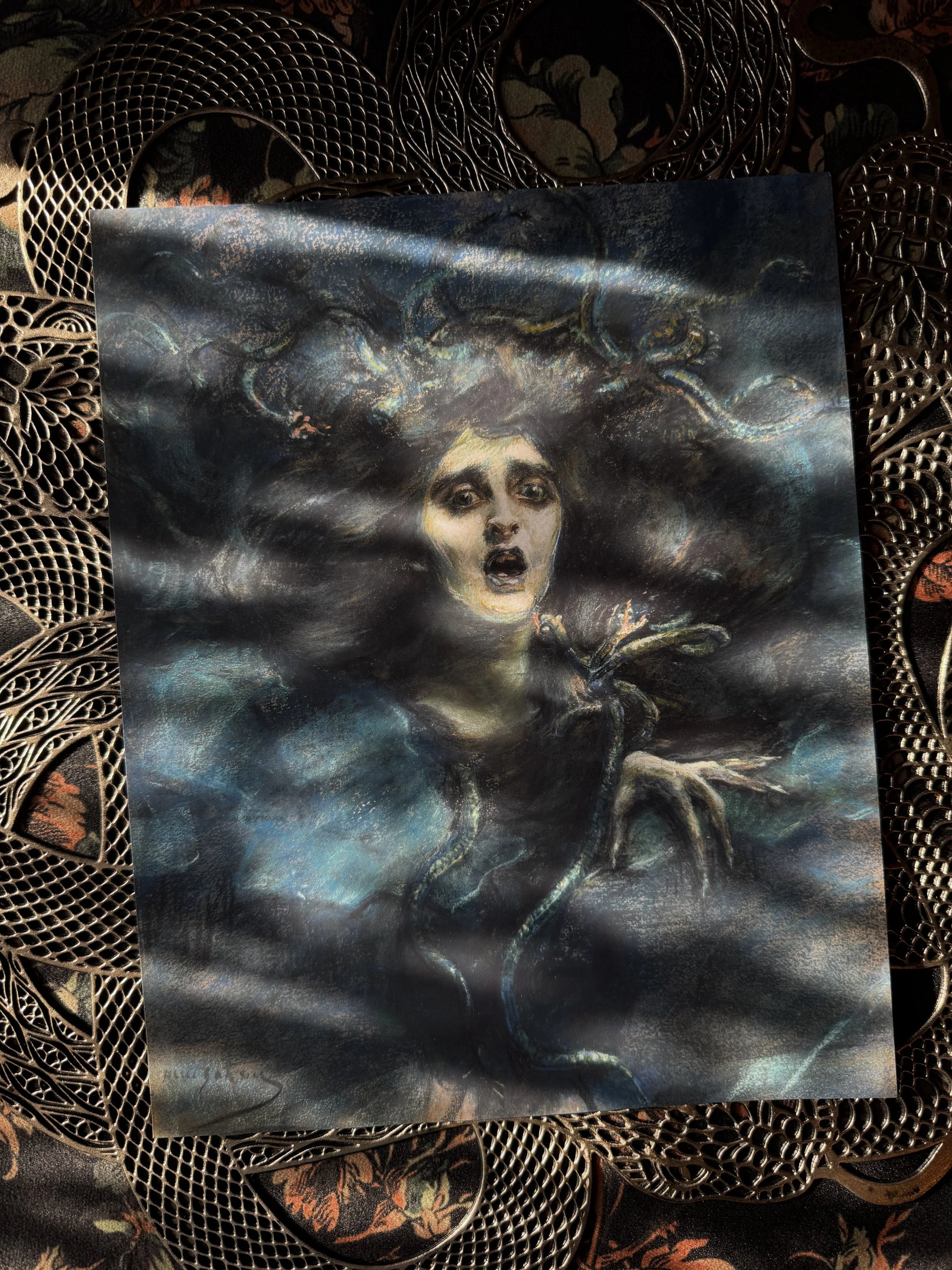 art print of Medusa by Alice Pike Barney
