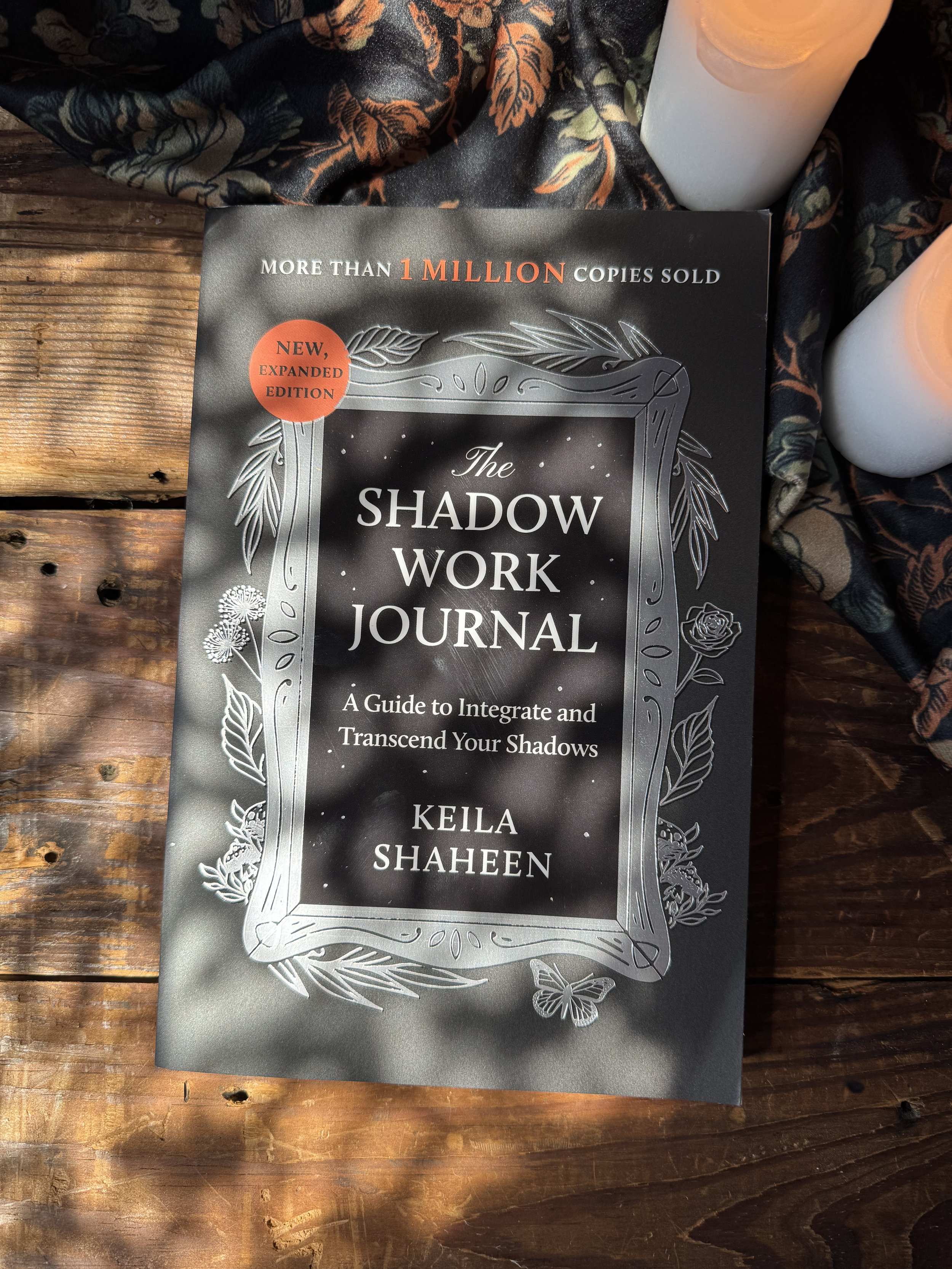 Black and grey Shadow work journal workbook
