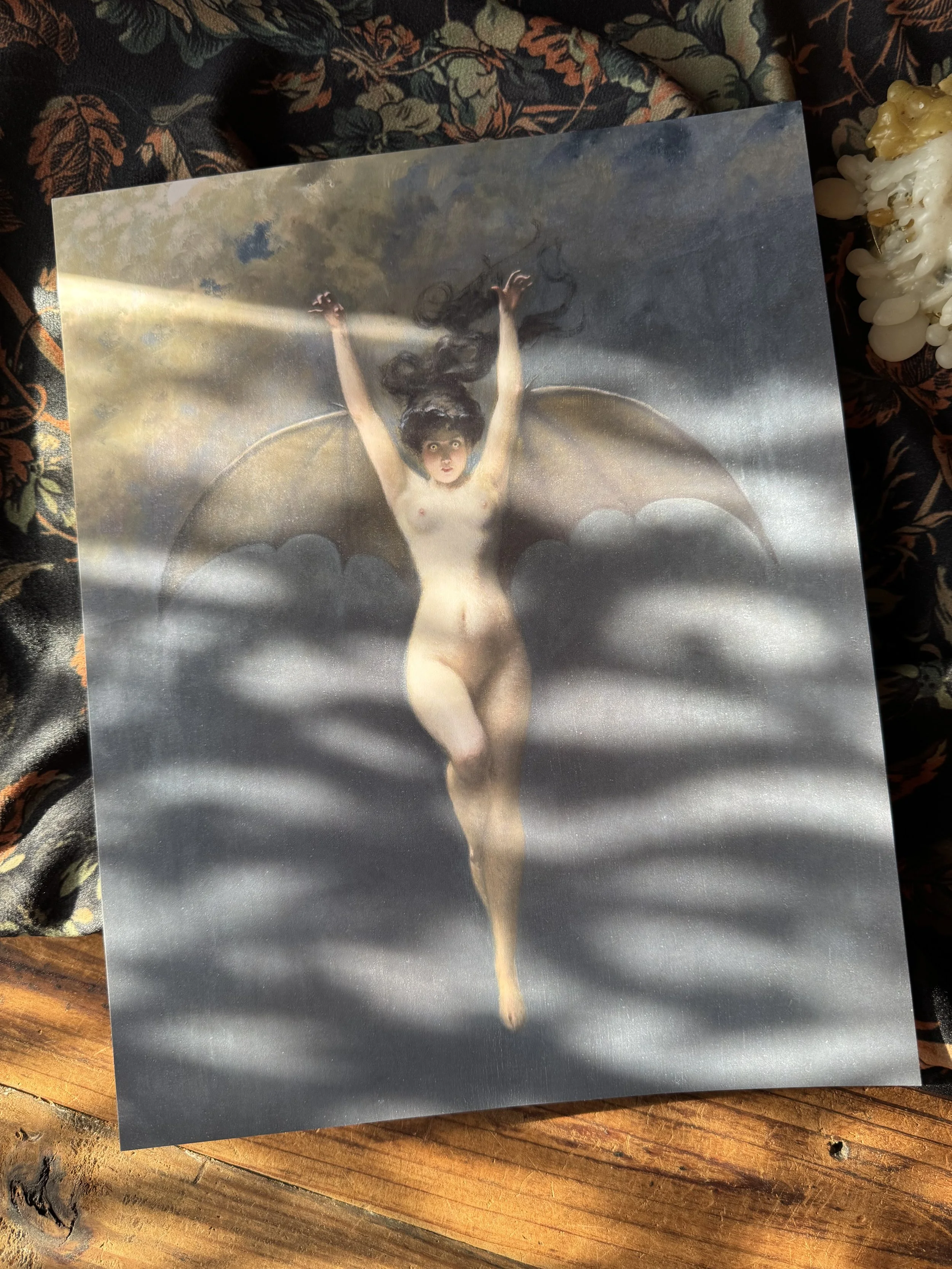 art print of the bat woman by albert joseph penot