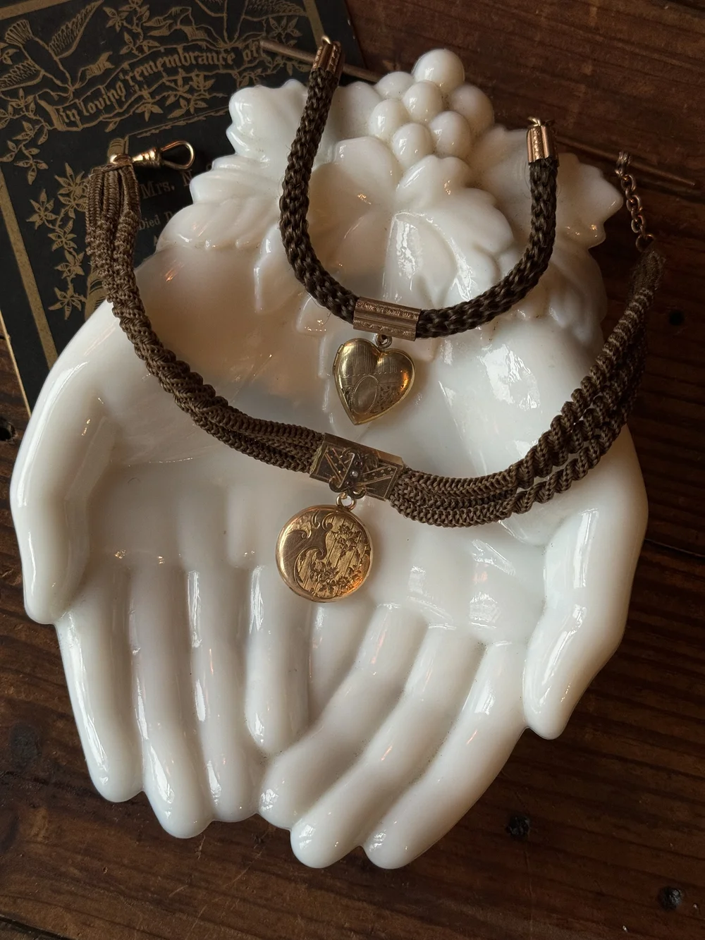 Locket Hair Jewelry Victorian Mourning Victorian Hair Mourning