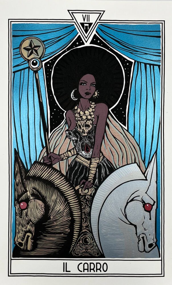 The Chariot art torot print by malleus