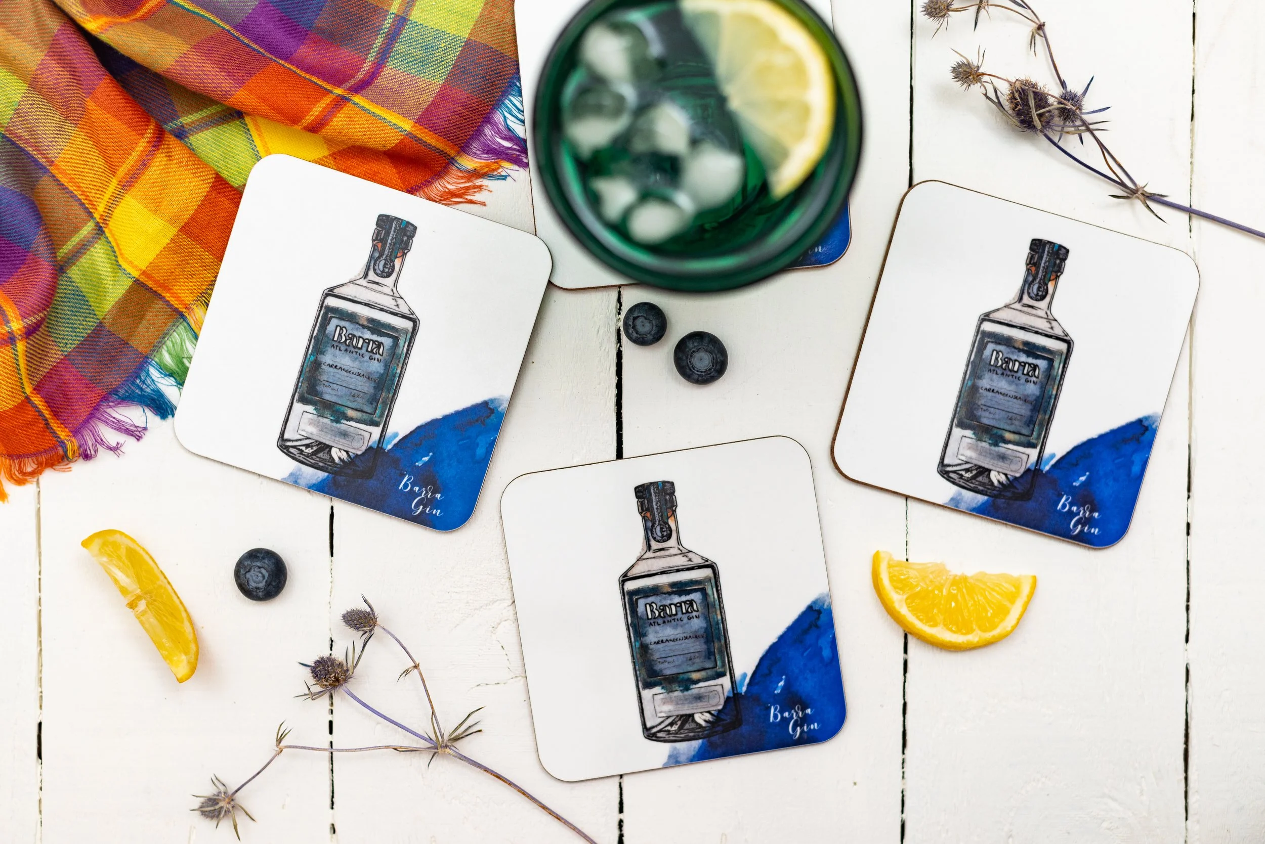 Barra Gin Coaster