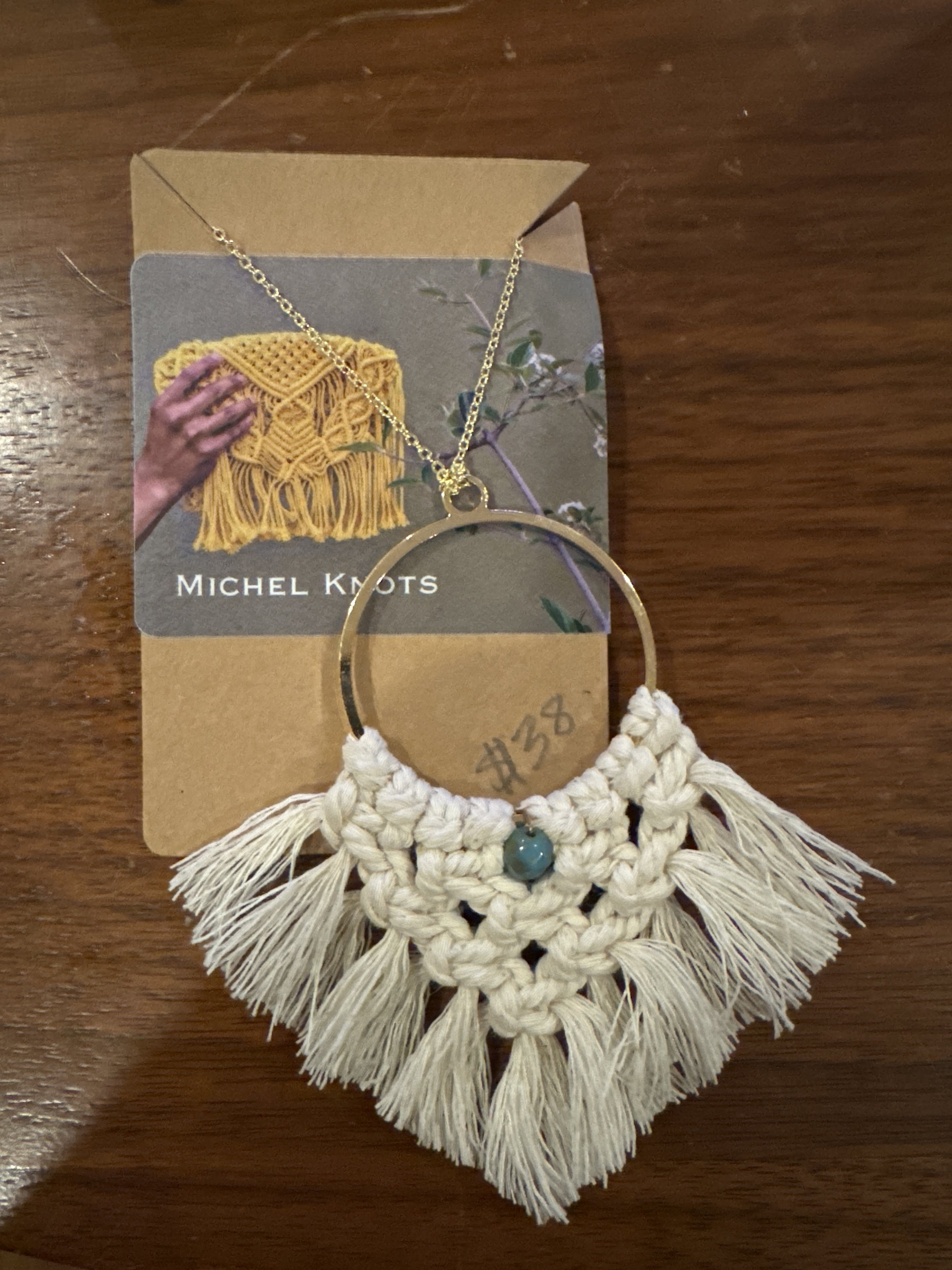 Bead and Fringe Necklace