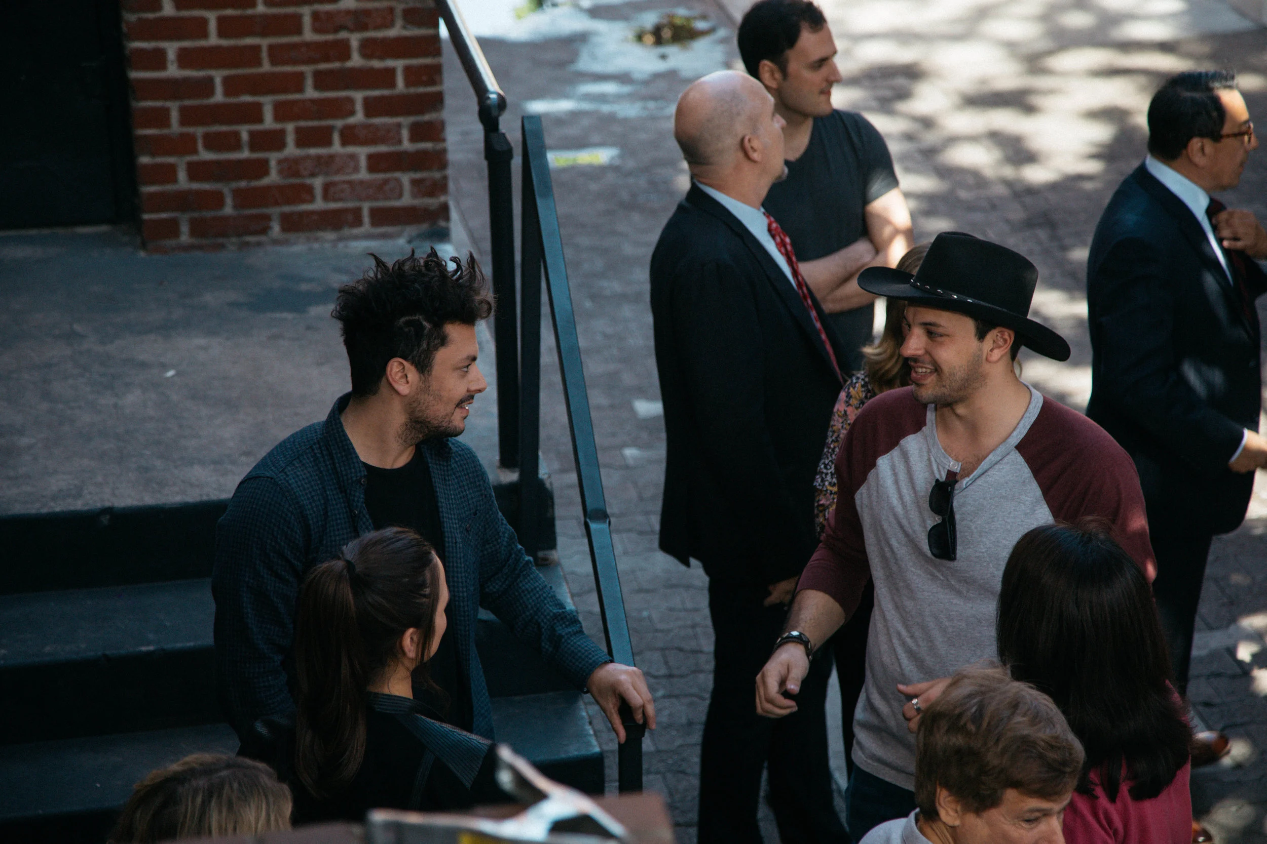 Behind the scenes of "Coffee Break"