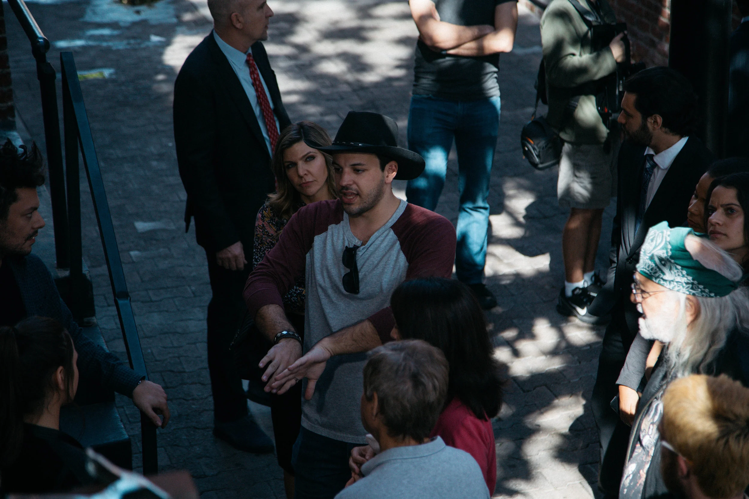 Behind the scenes of "Coffee Break"