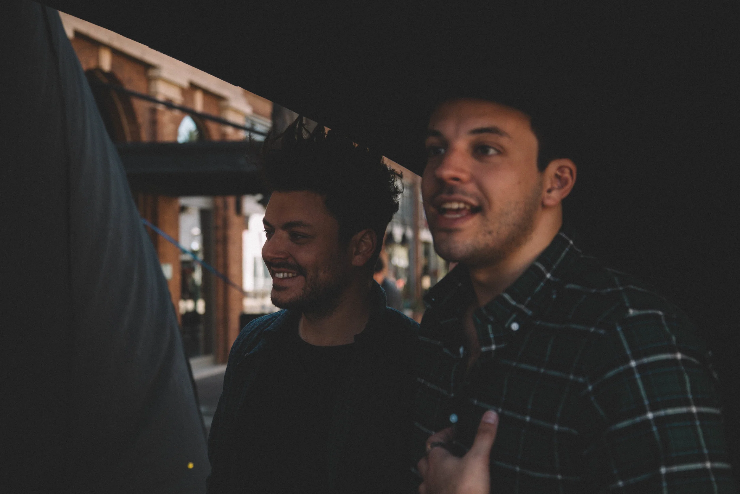 Behind the scenes of "Coffee Break"