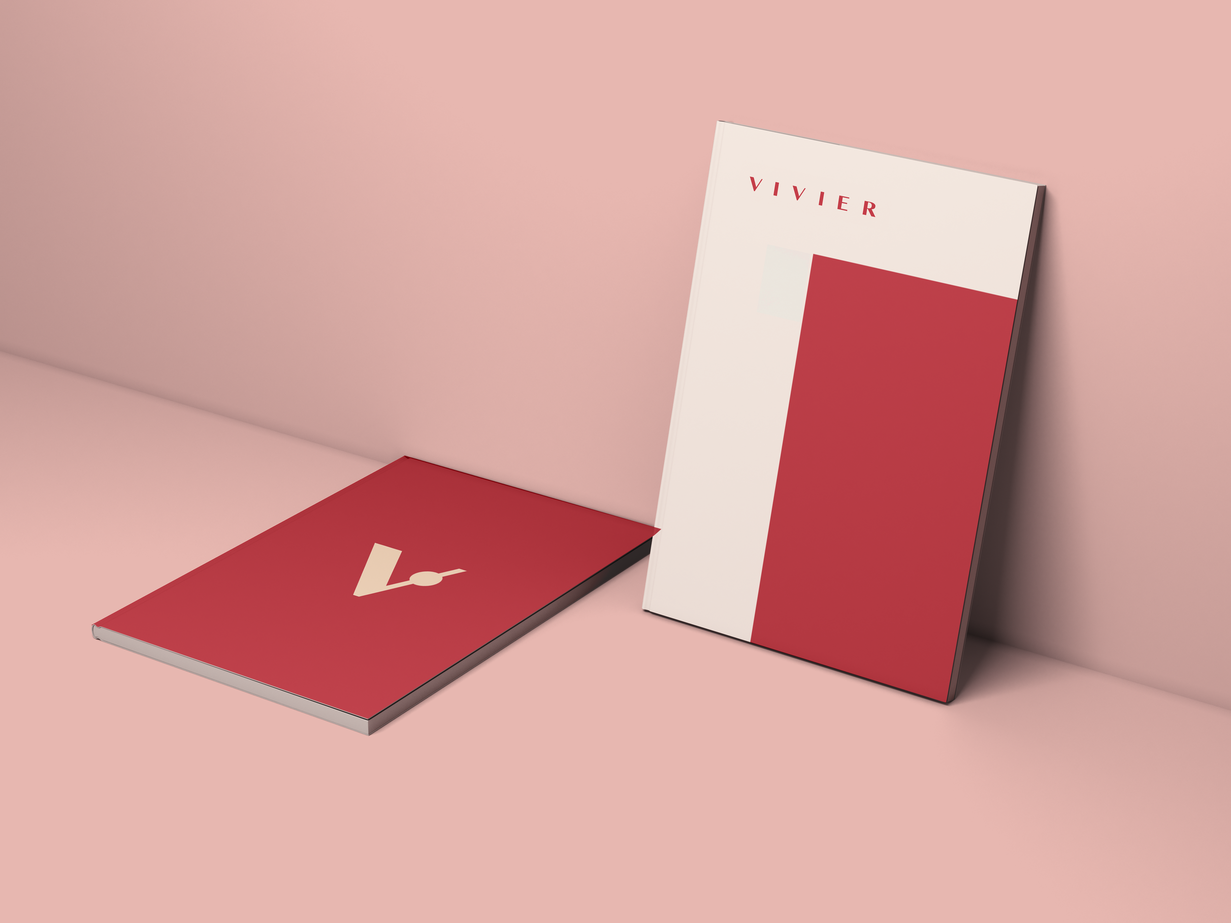 Roger Vivier logo placement on brand magazine