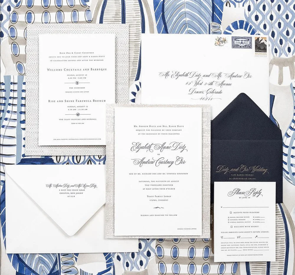 Invitation design by Christa Alexandra Designs