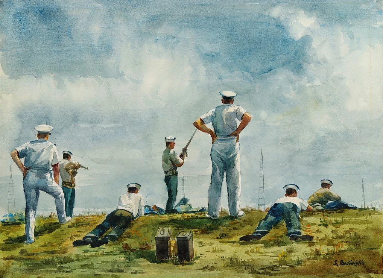 Salvatore Indiviglia,  Naval Academy Rifle Range , 1968