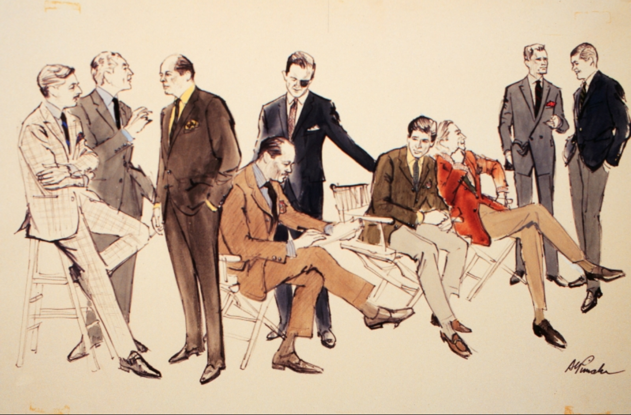 Alvin Pimsler,  Fashion Illustration , date unknown