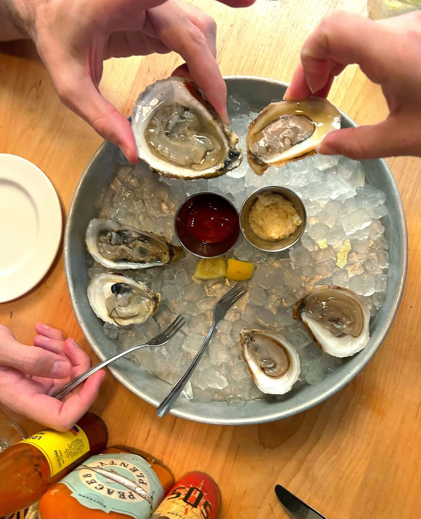 Raw, chilled, and calling your name. 🦪⁠
⁠
Join us for $1 Oyster Happy Hour every single day from 3-5PM!⁠
.⁠
.⁠
.⁠
.⁠
.⁠
.⁠
.⁠
.⁠
.⁠
.⁠
.⁠
#dollarhappyhour #oystersnashville #downtownnashville⁠
