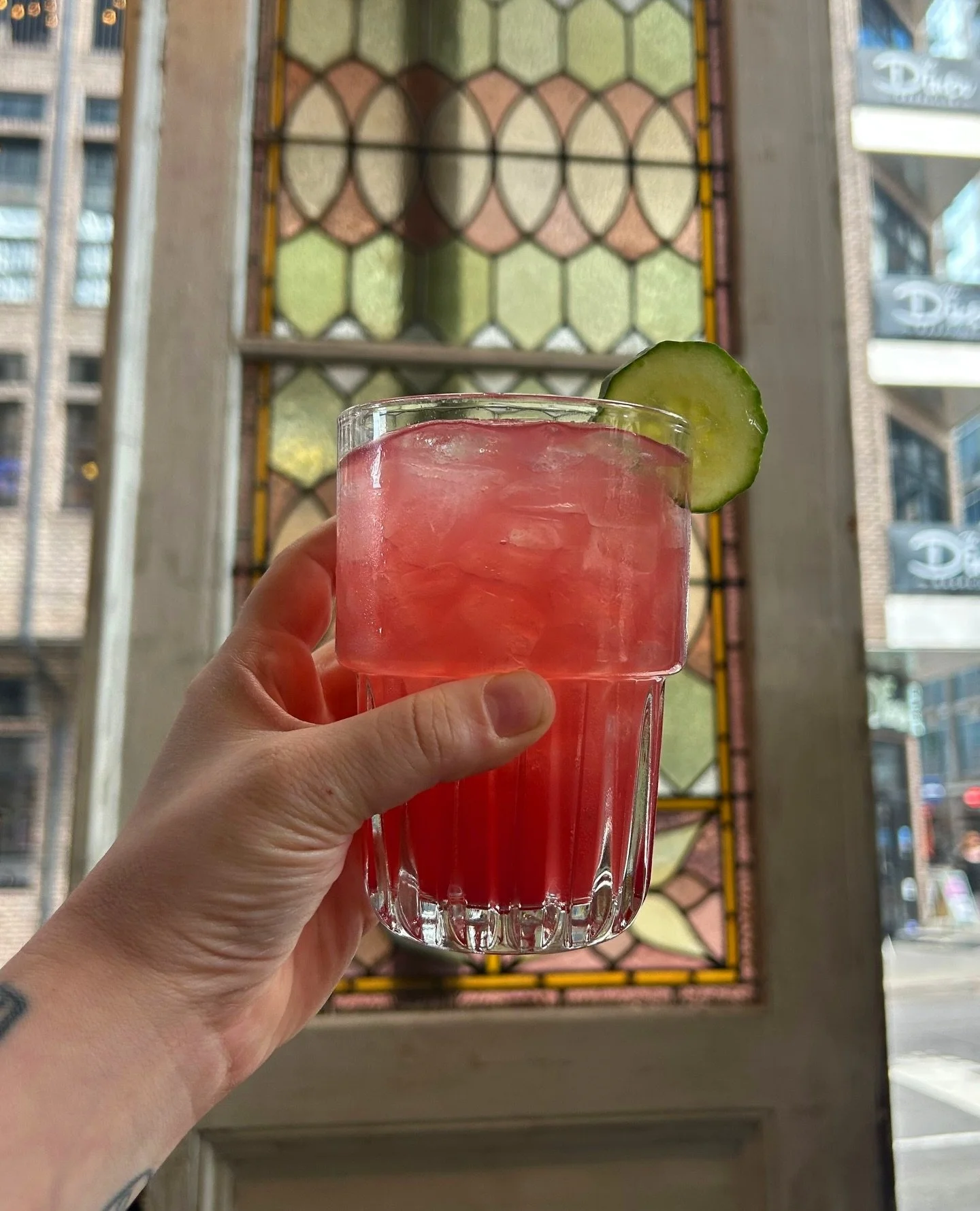 Introducing 4 new n/a options to our craft cocktail menu! ⁠
⁠
In order of appearance: ➡️⁠
Drink 1 - The Blackberry Cucumber Spritz⁠
Drink 2 - Flowers On The Wall⁠
Drink 3 - Rosa Fresca⁠
Drink 4 - The Nada Colada⁠
⁠
Which one are you trying first?⁠
⁠
