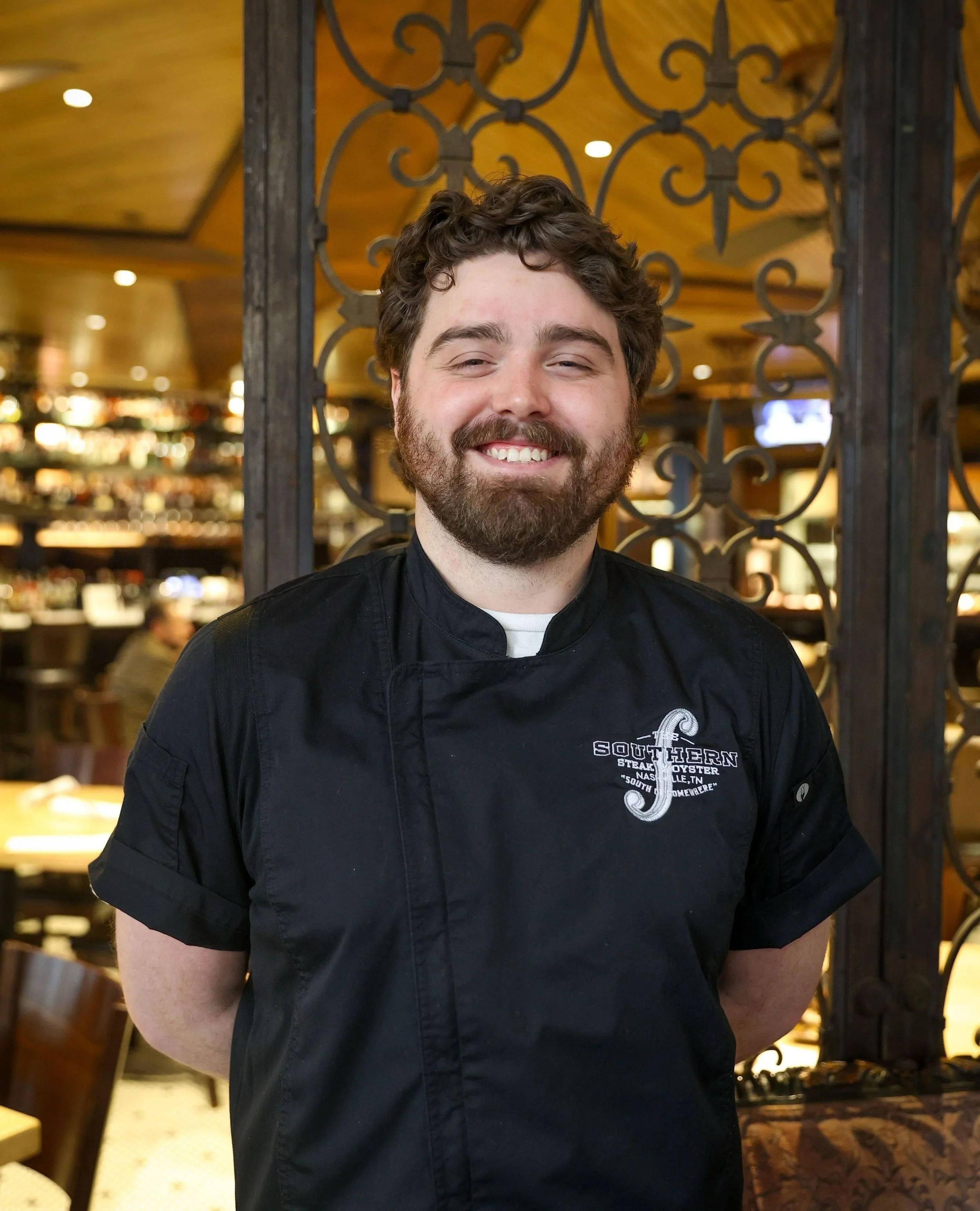 Say hello to our Sous Chef JT!⁠ 
⁠
JT has been working in kitchens for five years and dreams of opening his own restaurant someday. ⁠
⁠
His favorite thing on the menu is the NY Strip cooked medium.⁠ 🥩
⁠
📸: @kycahillphotos
