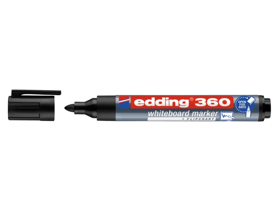Edding 360 Whiteboard Marker Black