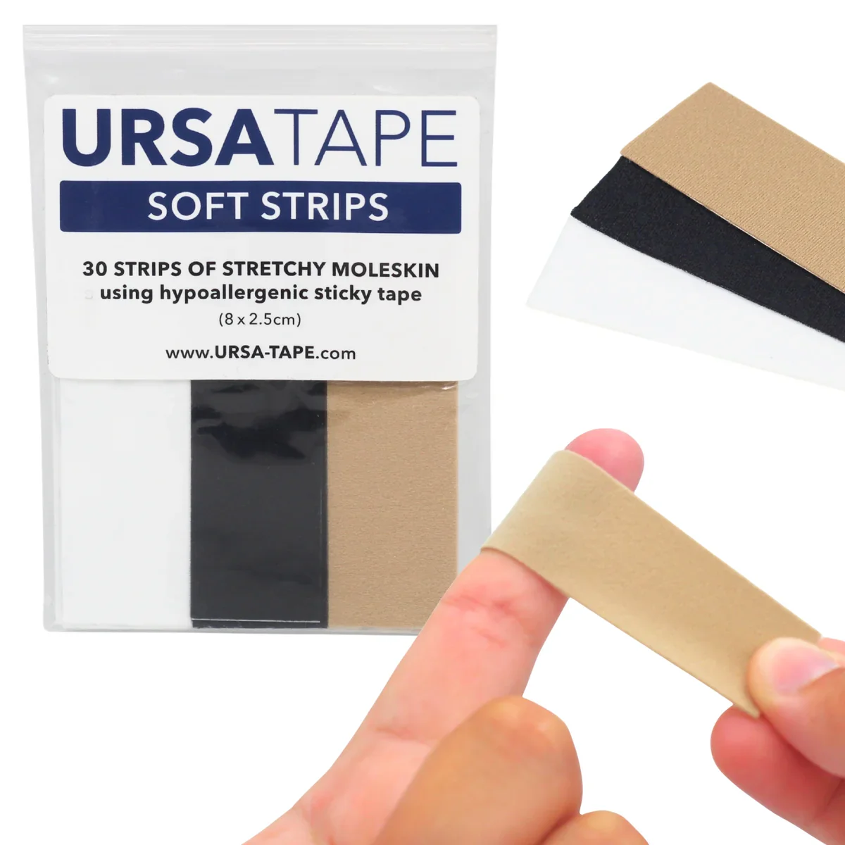 URSA - Tape Soft Strips 12 Multipack (4x: White, Black & Beige)