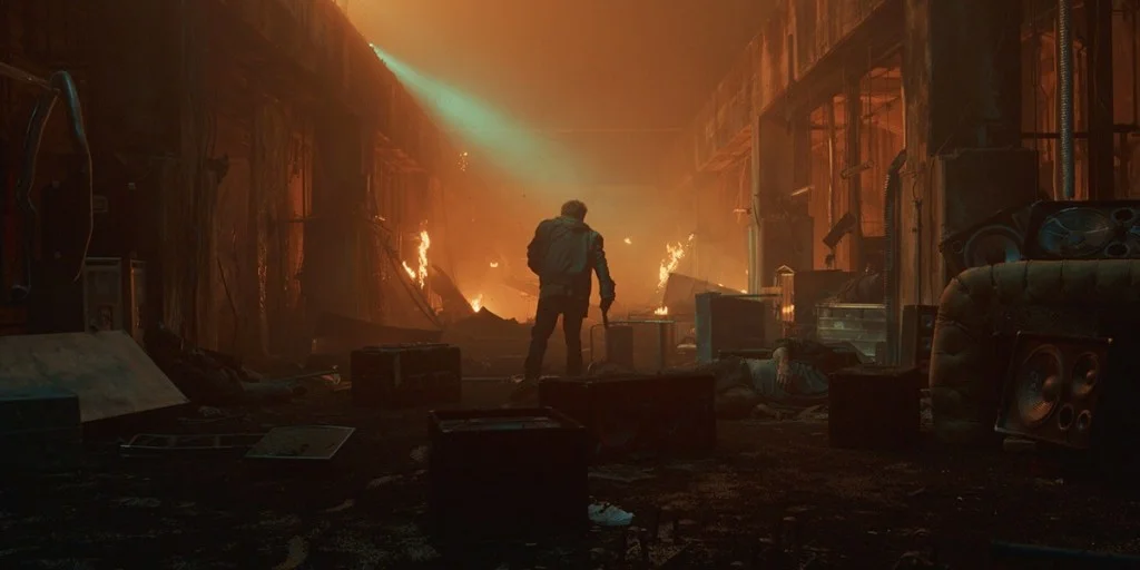 First official image from Guns Akimbo starring Daniel Radcliffe