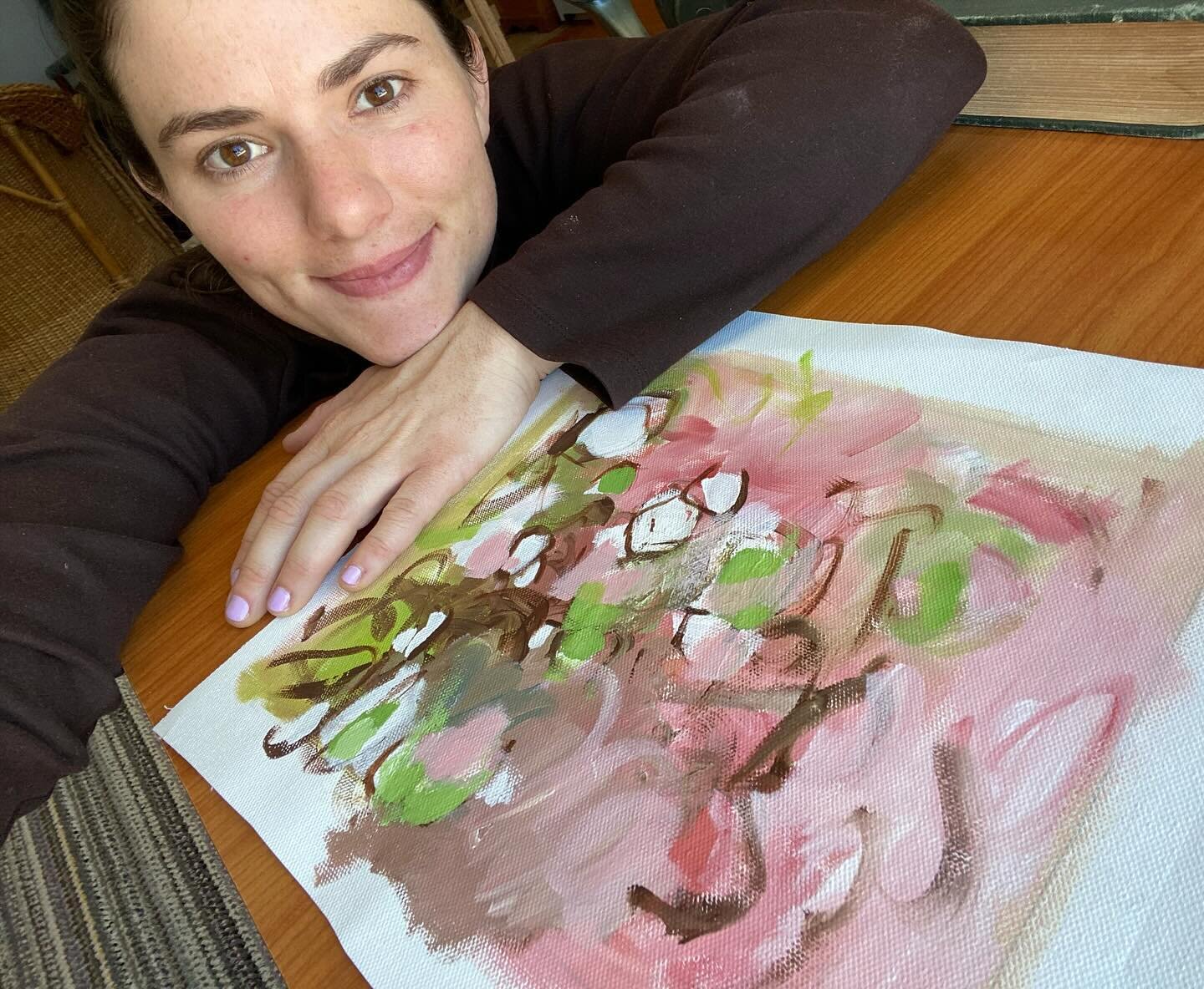 Saturday play 🎨🤸&zwj;♀️

#color #pinkandgreen #abstractart #acrylic #painting #livepainter #southdakotaartist #blackhillsartist #nonrepresentationalart