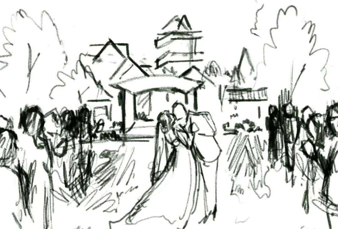 Composition planning/play (as seen in my story:). 

#livepainter #liveeventpainter #liveweddingpainter #liveweddingpainting #weddingpainting #weddingpainter #justengaged #newlyengaged #engaged #weddingplanner #weddingplanning #weddingtrends #lasvegas