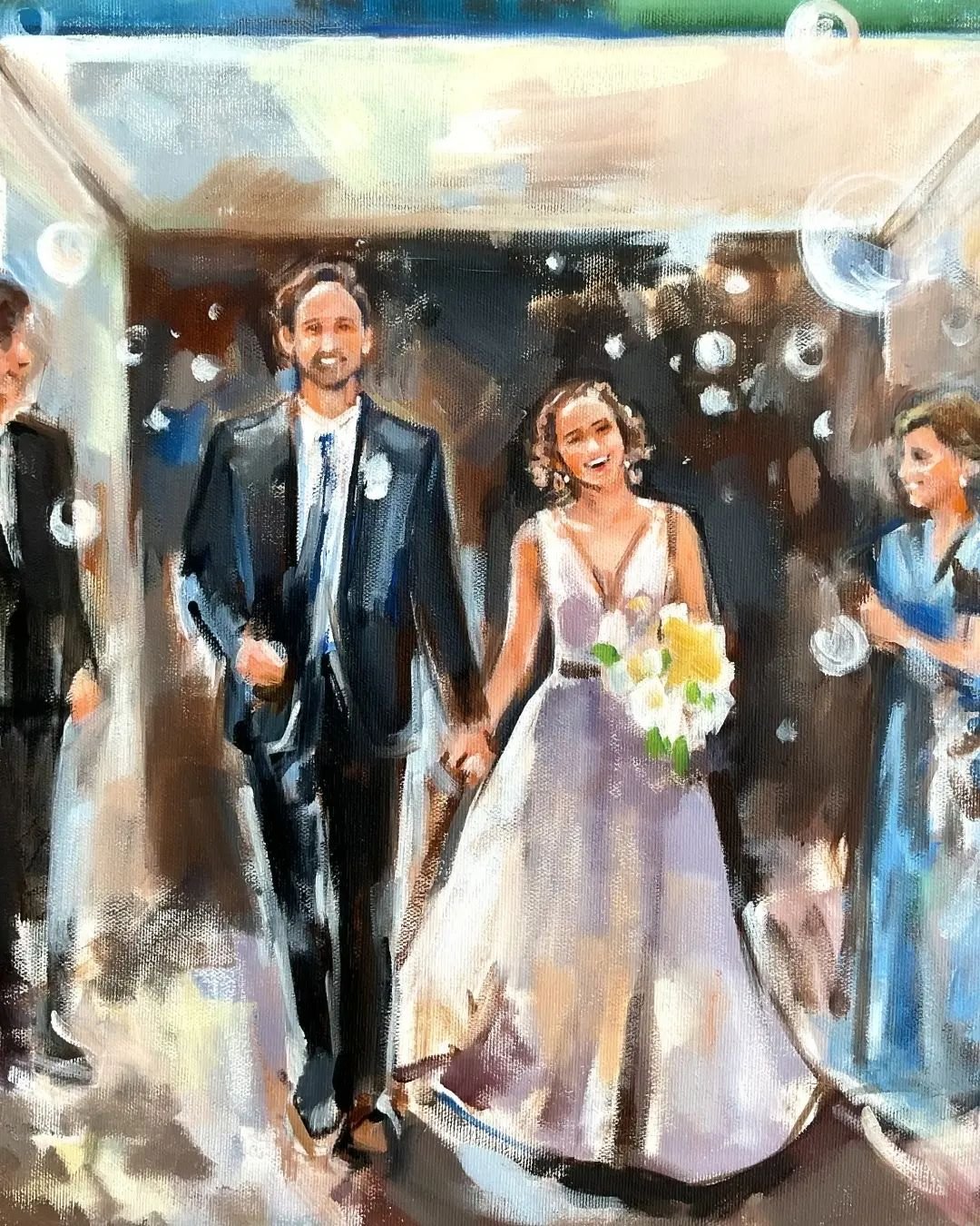 Emma and Tyler 💕🎉
(Turn your phone for 2-4 :) 

#weddingpainting #weddingpainter #liveweddingpainter #livepainter #liveevetpainter #justengaged #engaged #weddingplanning #weddingplanner #newlyengaged #weddinggift #weddingpresent