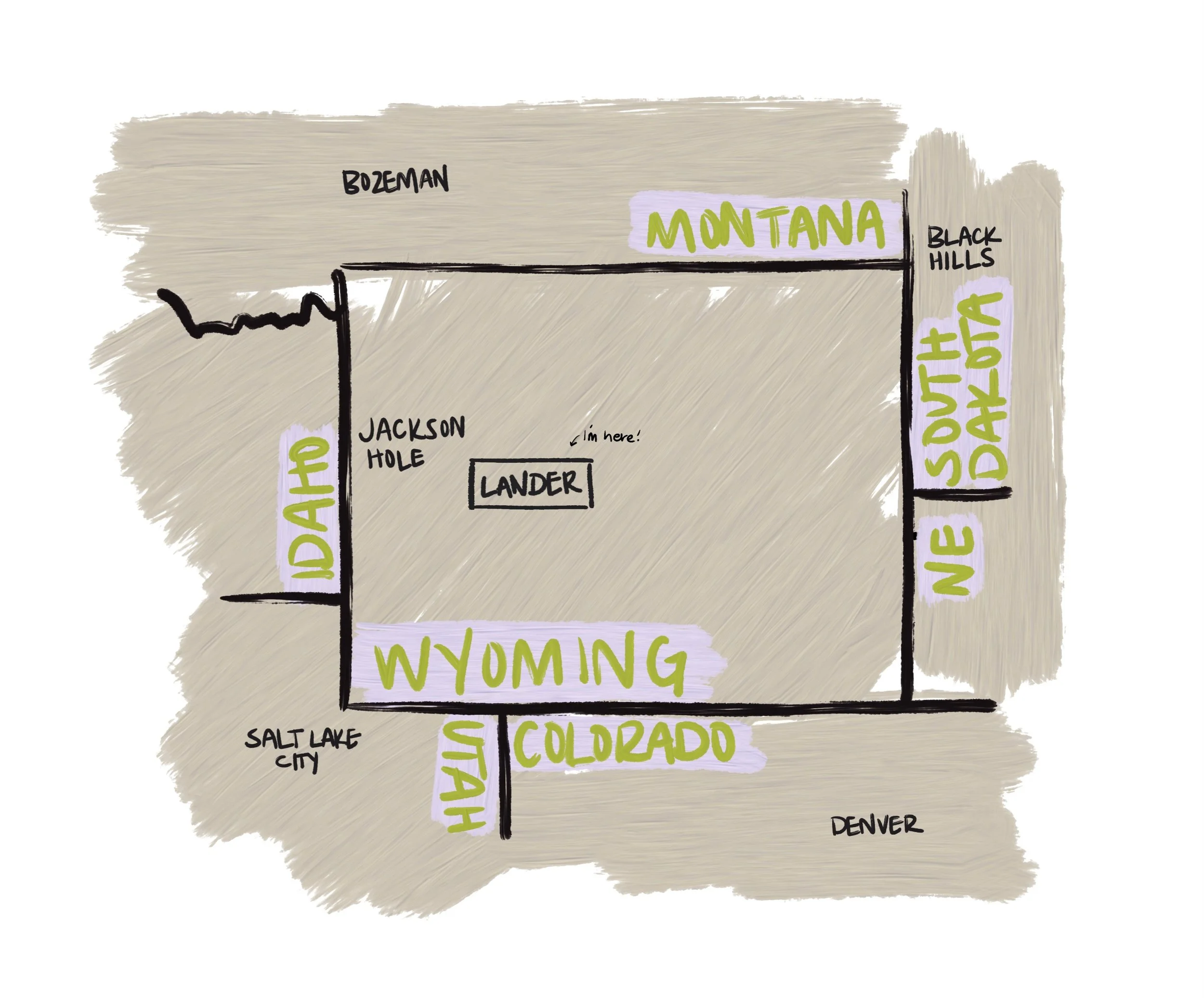 Jackson Hole, Wyoming and Bozeman, Montana