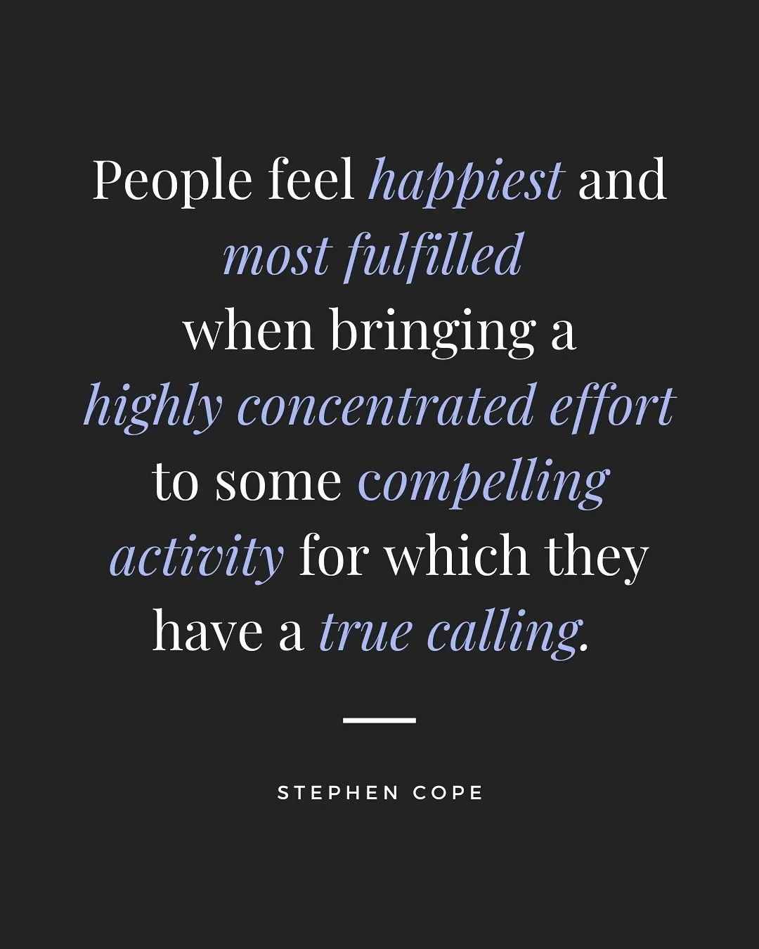 Stephen Cope - @kripalucenter Scholar Emeritus, founder and former Director of the Kripalu Institute for Extraordinary Living, and best-selling author - wrote a book that changed my life. 

&ldquo;The Great Work Of Your Life&rdquo; is a classic - des