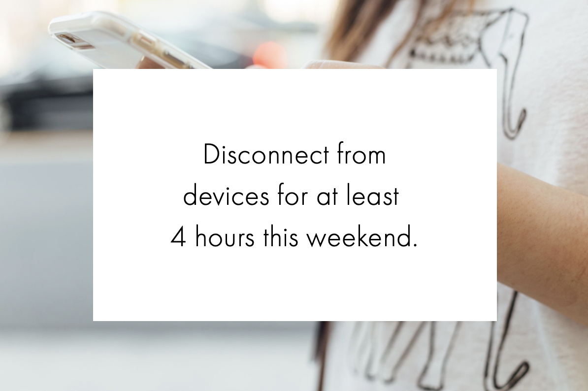 Disconnect from Devices - Ezer & Co.