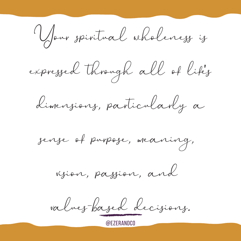 Spiritual Wholeness - Ezer + Co.