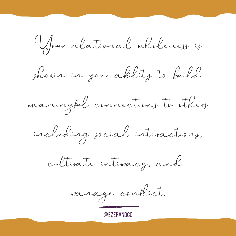 Relational Wholeness - Ezer + Co.