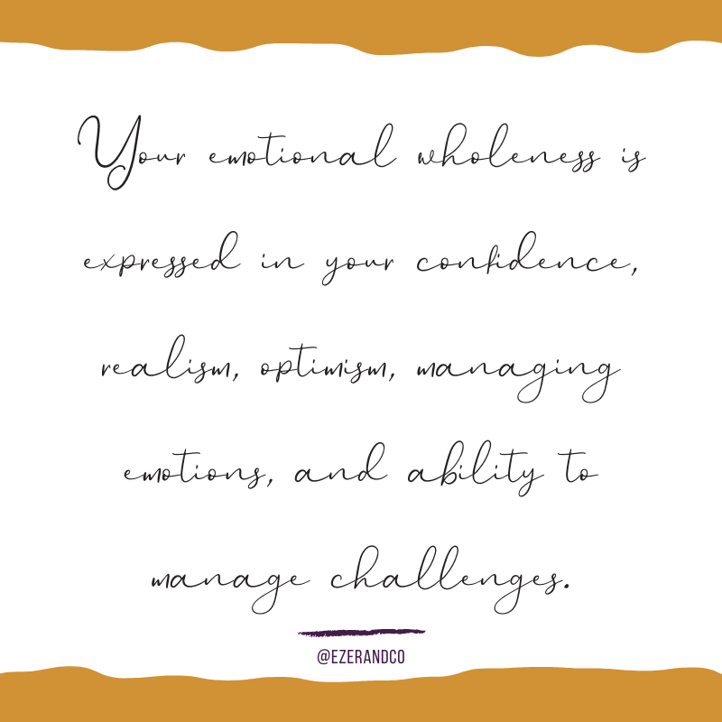 Emotional Wholeness - Ezer + Co.