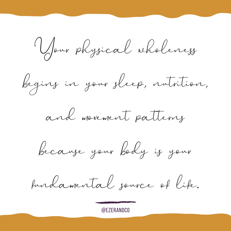 Physical Wholeness - Ezer + Co.