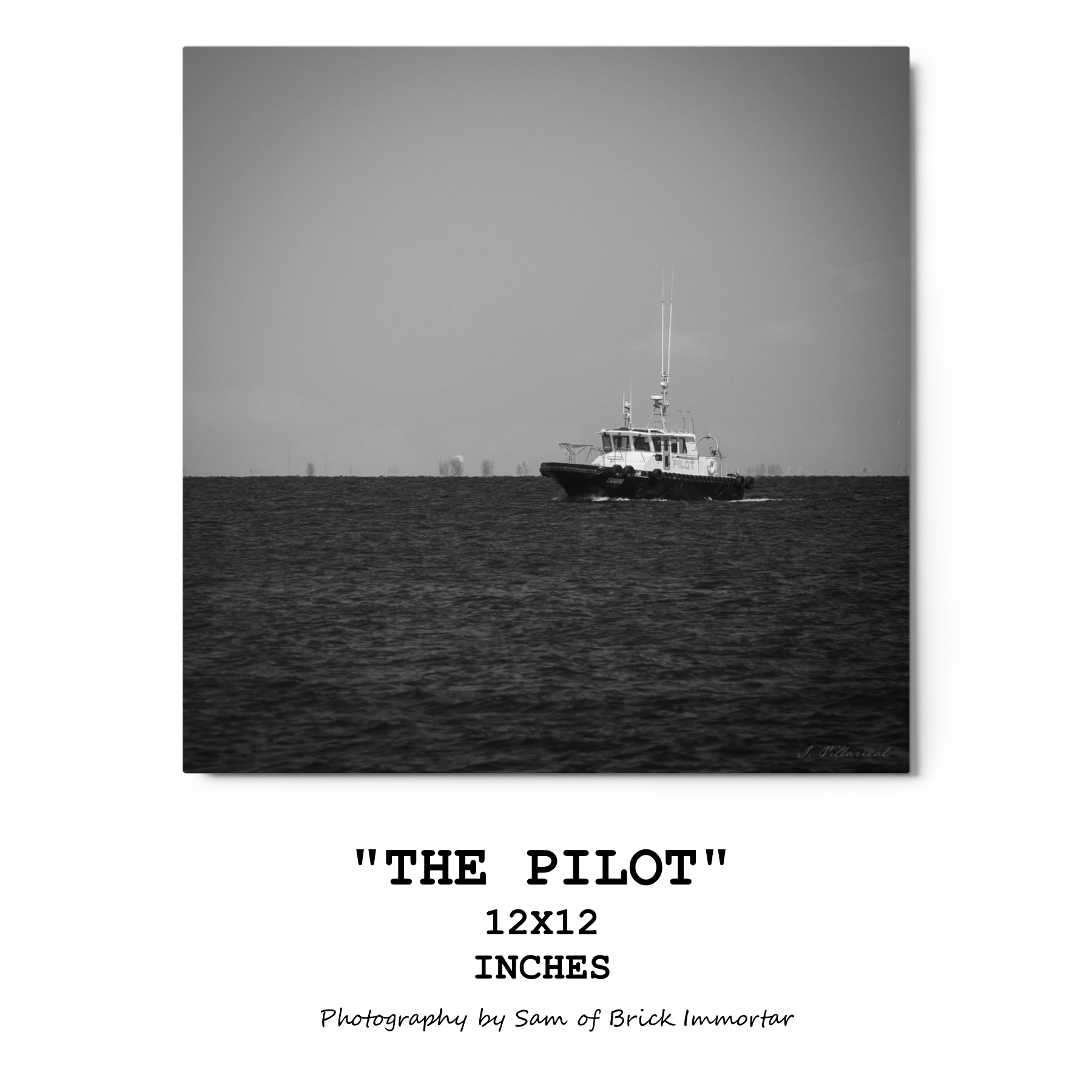 "The Pilot" - Premium Metal print