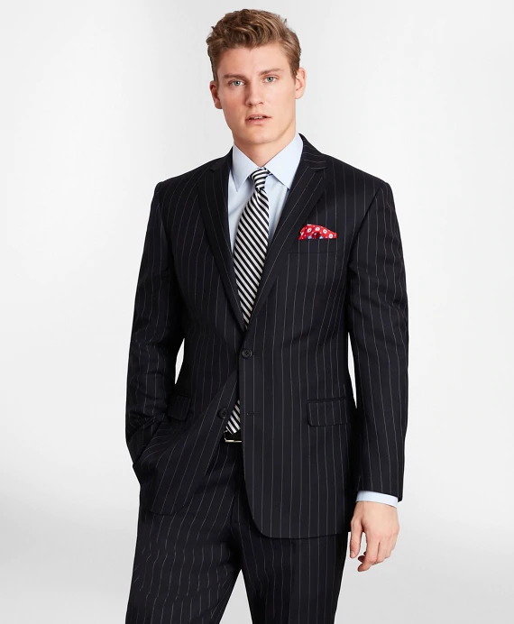 △ BrooksGate™ Milano-Fit Bead-Stripe Twill Suit Jacket US$358 (~HK$2,800)